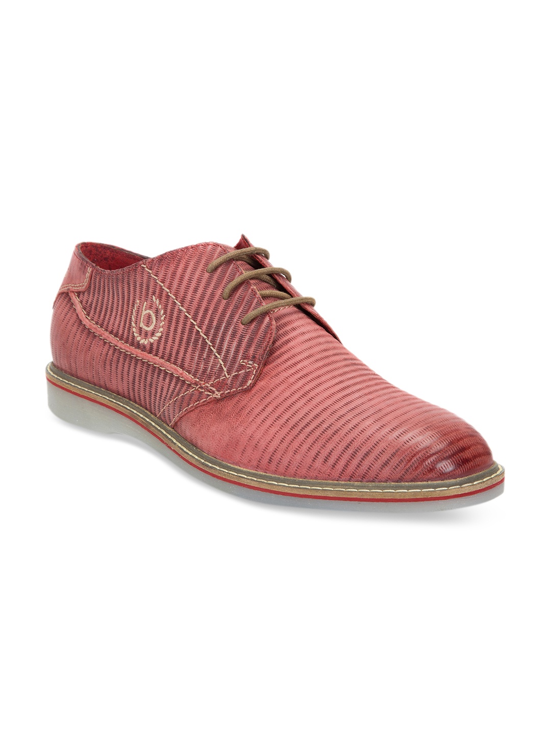 

Bugatti Melchiore Evo Men Red Leather Formal Derbys