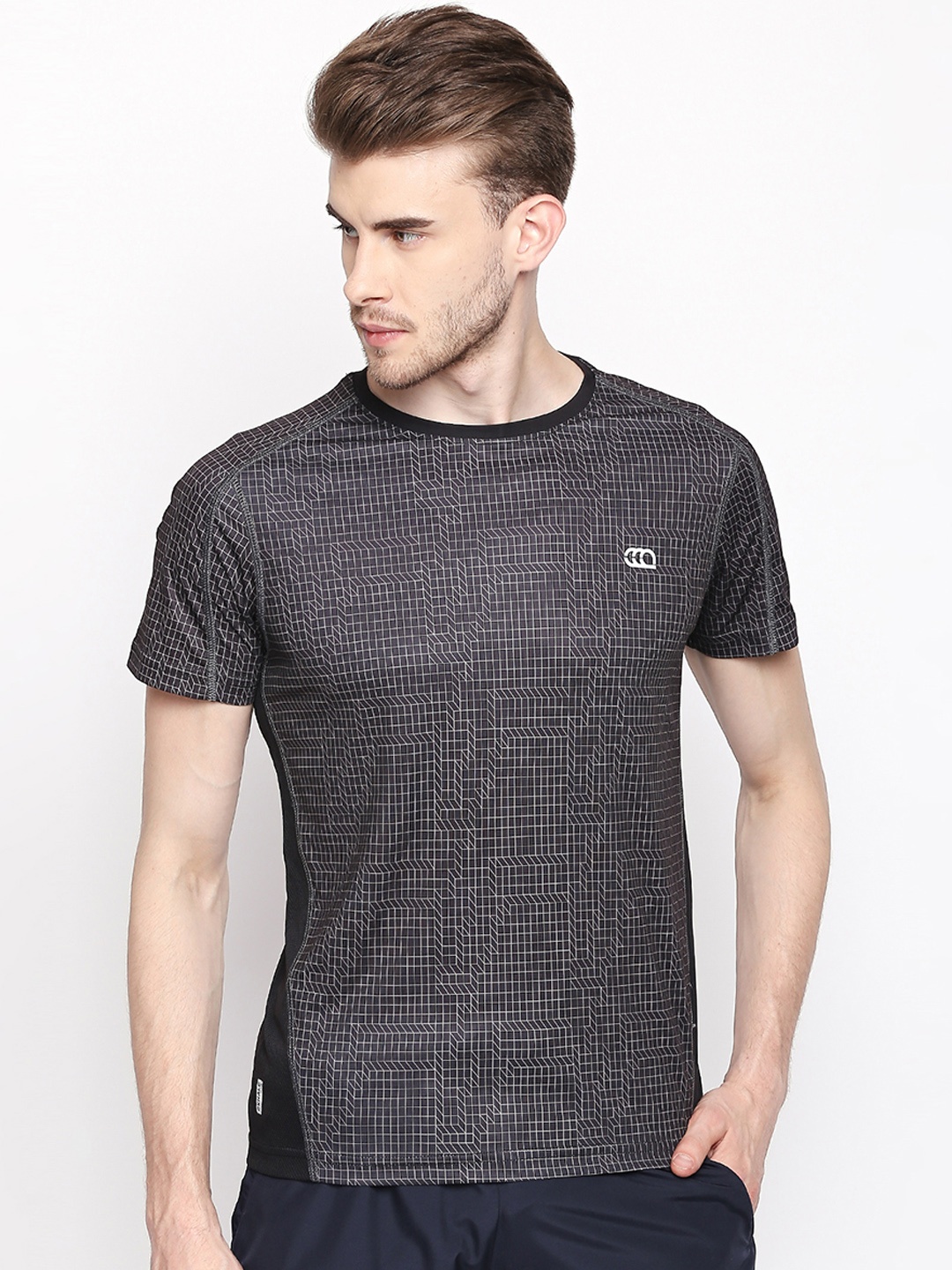 

Ajile by Pantaloons Men Black Printed Round Neck T-shirt