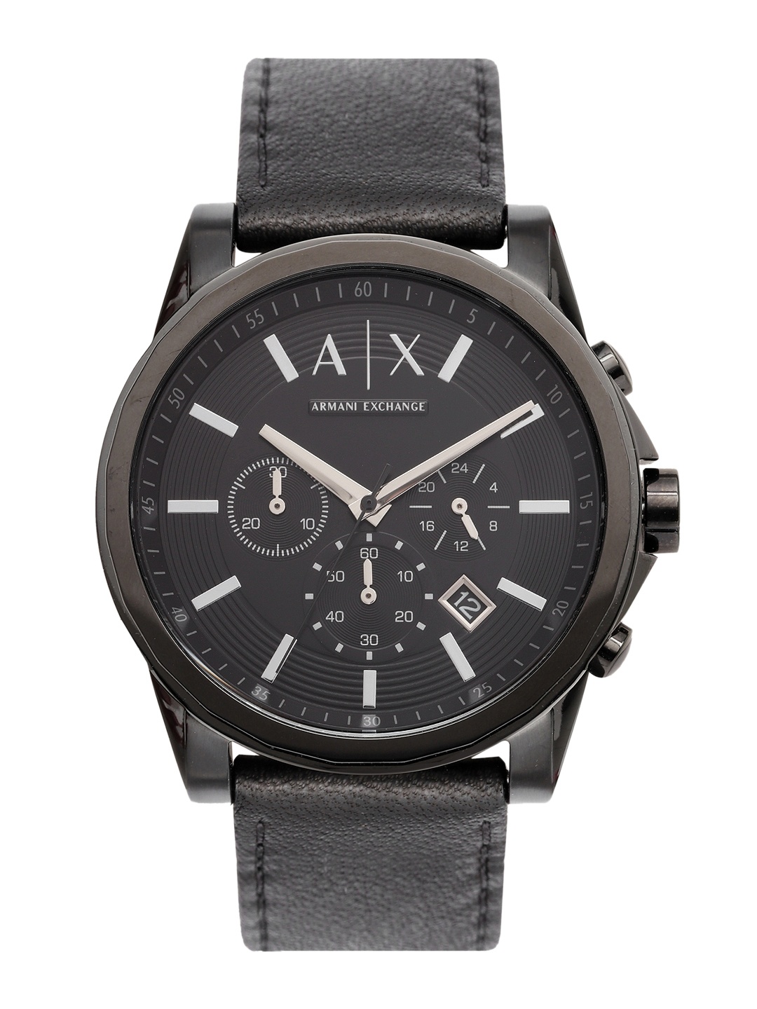 

Armani Exchange OUTERBANKS Men Black Analogue Watch AX2098