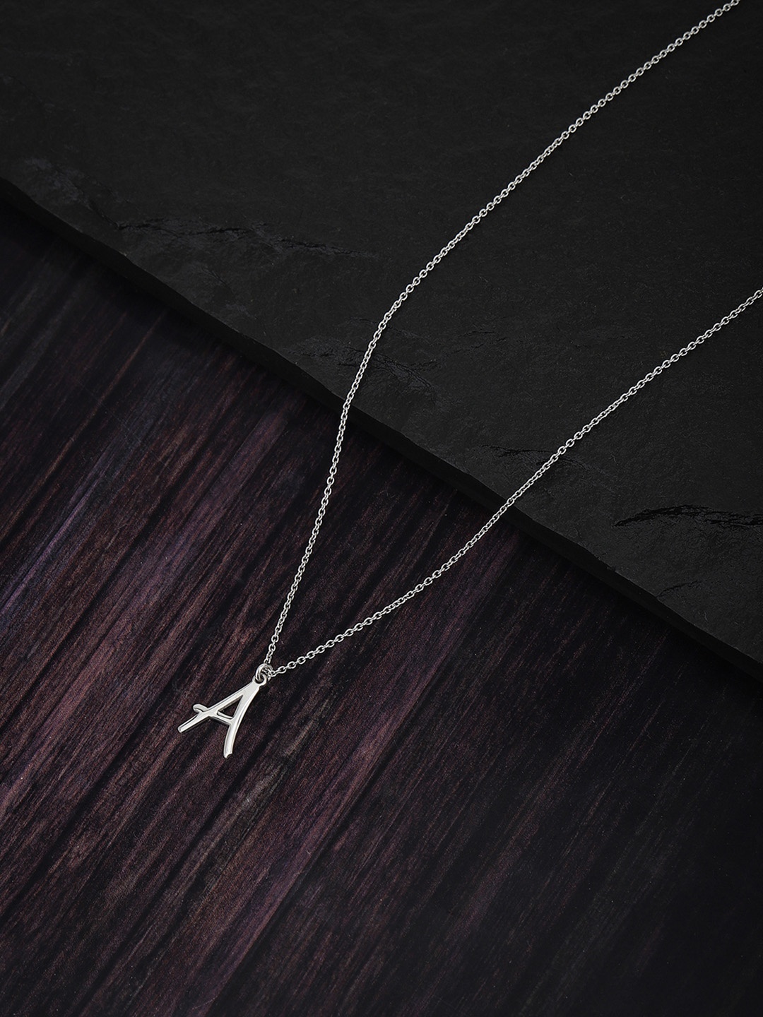 

Carlton London 925 Sterling Silver-Silver-Toned Rhodium-Plated Necklace