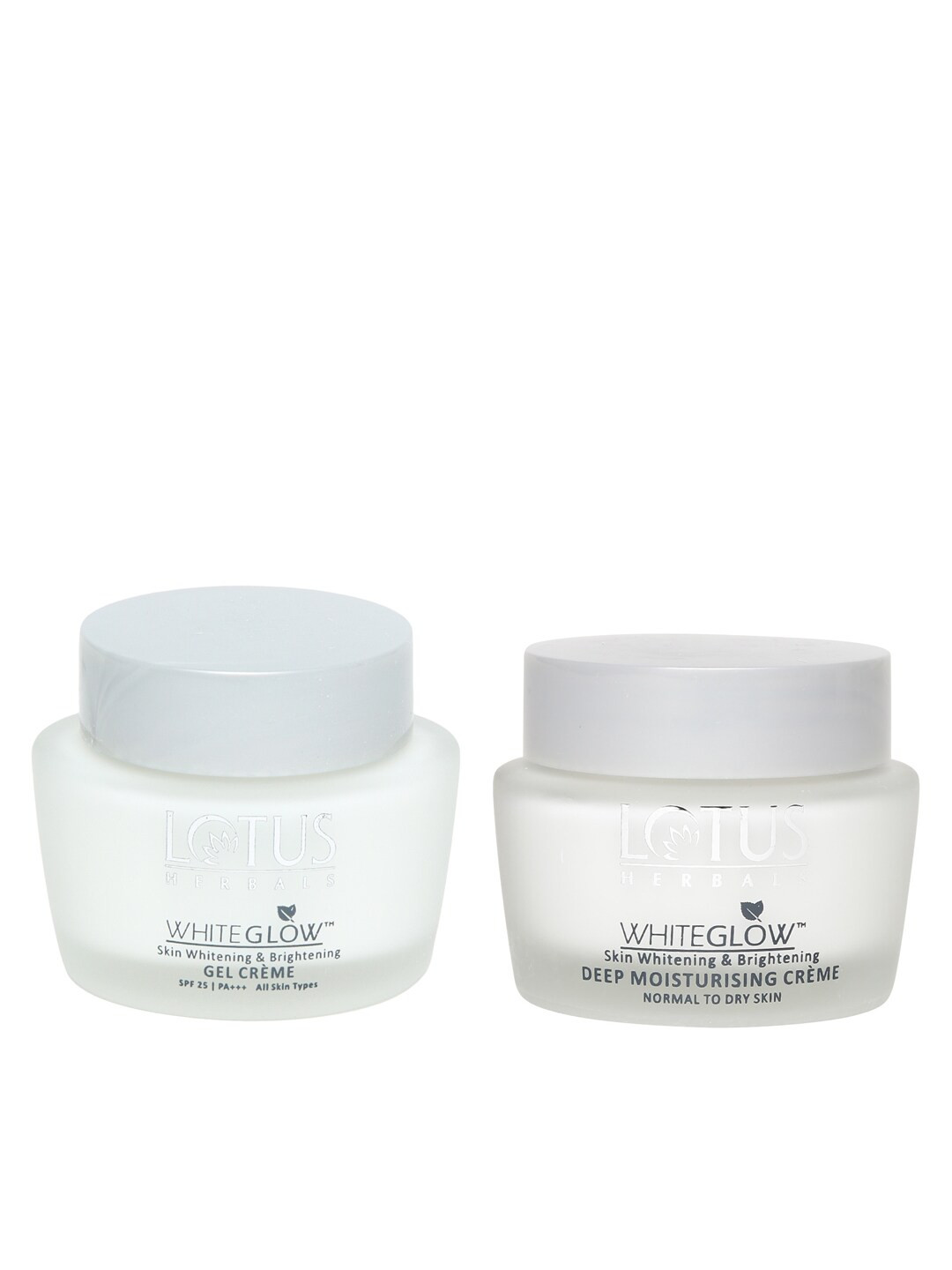 

Lotus Herbals Sustainable Set of 2 Moisturising Creme, White