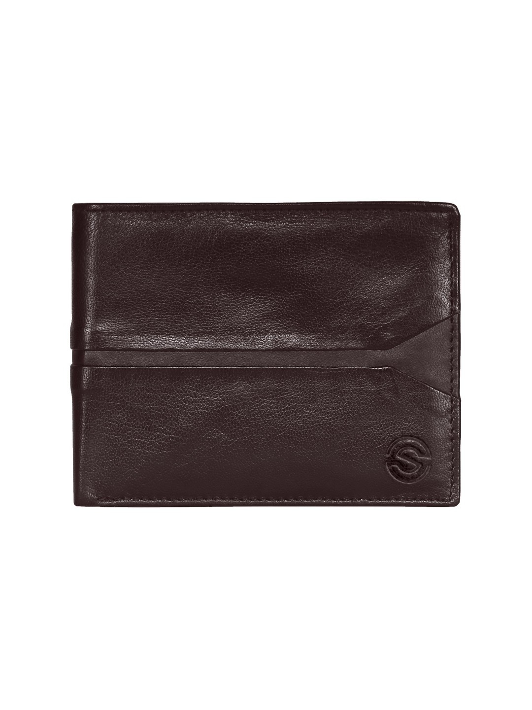 

SCHARF Men Brown Solid Two Fold Leather Wallet