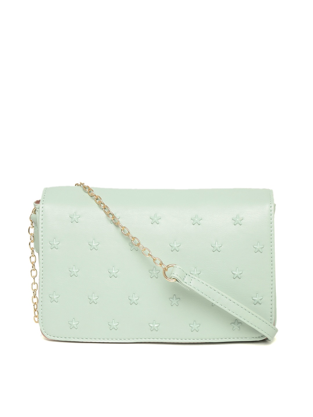 

Caprese Sea Green Embellished Sling Bag
