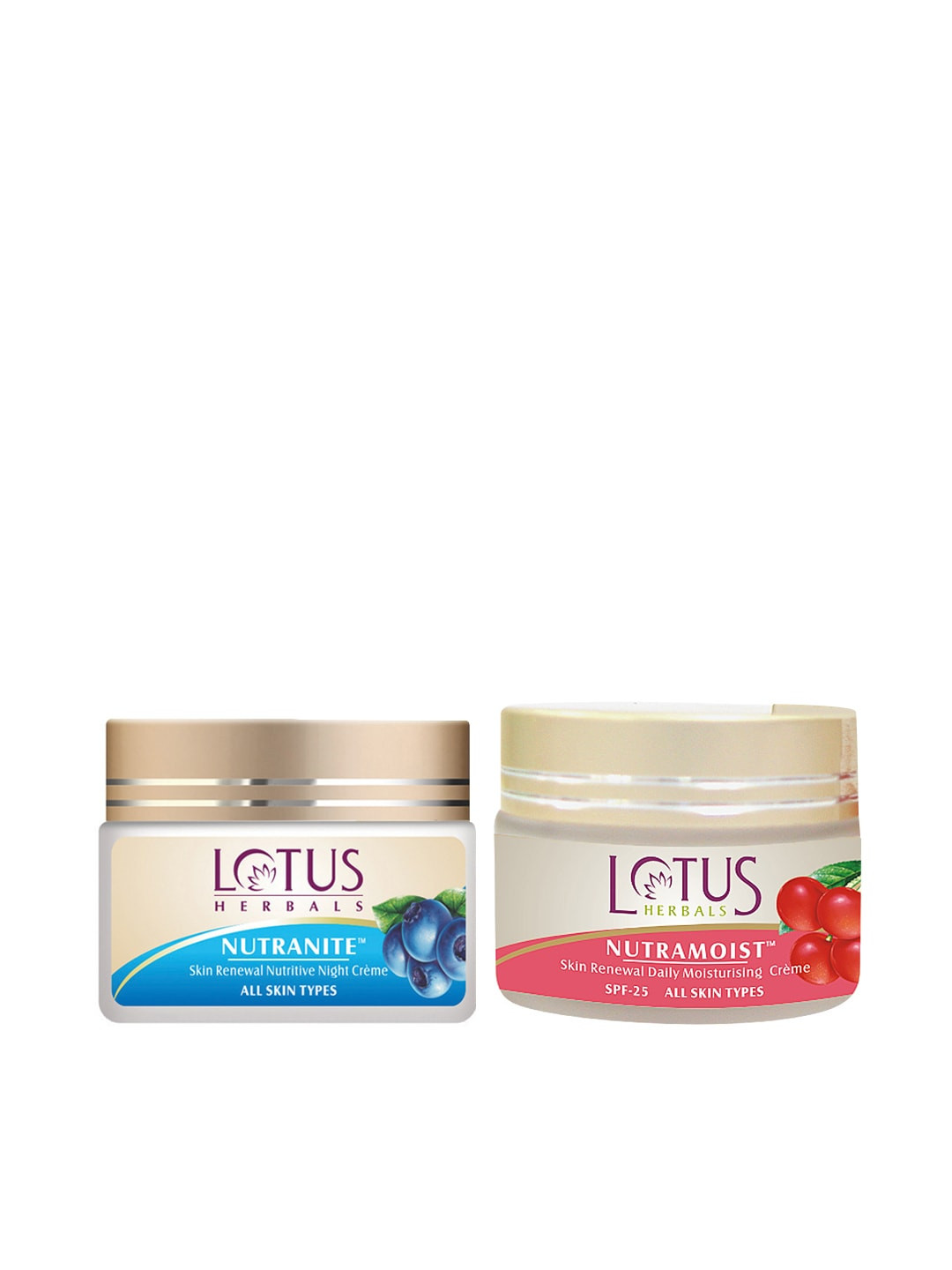 

Lotus Herbals Sustainable Set of Night Day Creams, Cream