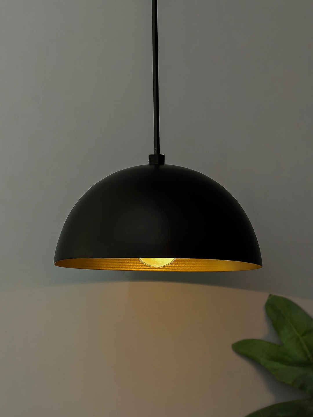 

Homesake Black Solid Handcrafted Hanging Light