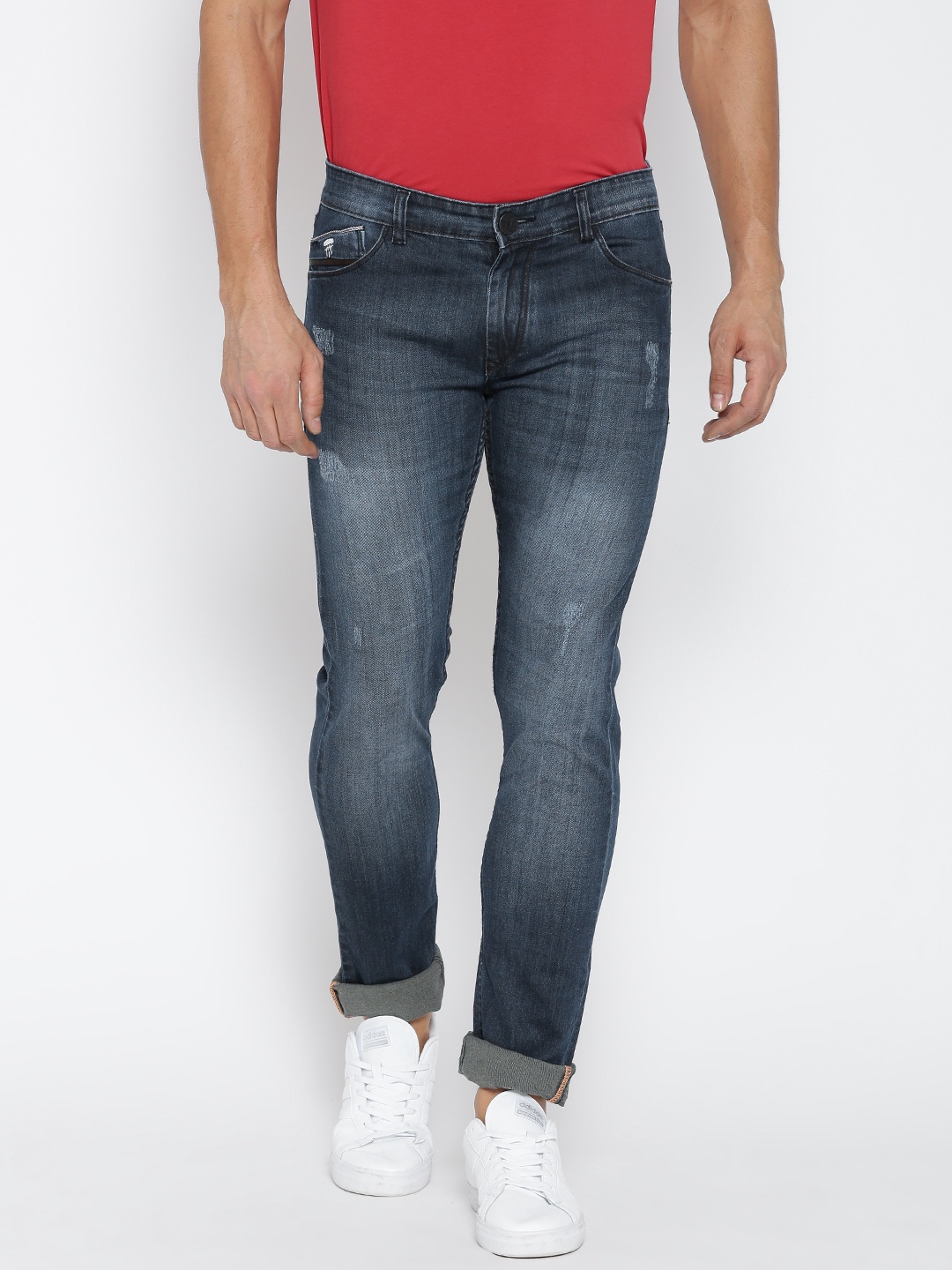 

John Players Blue Washed Skinny Stretchable Jeans