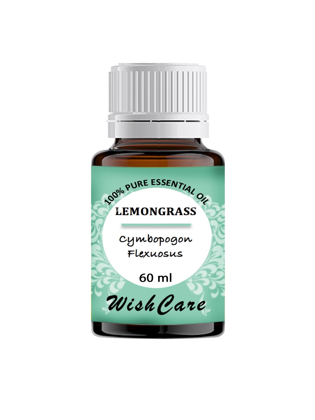 

WishCare Unisex Pure Lemongrass Essential Oil 60ml, Transparent