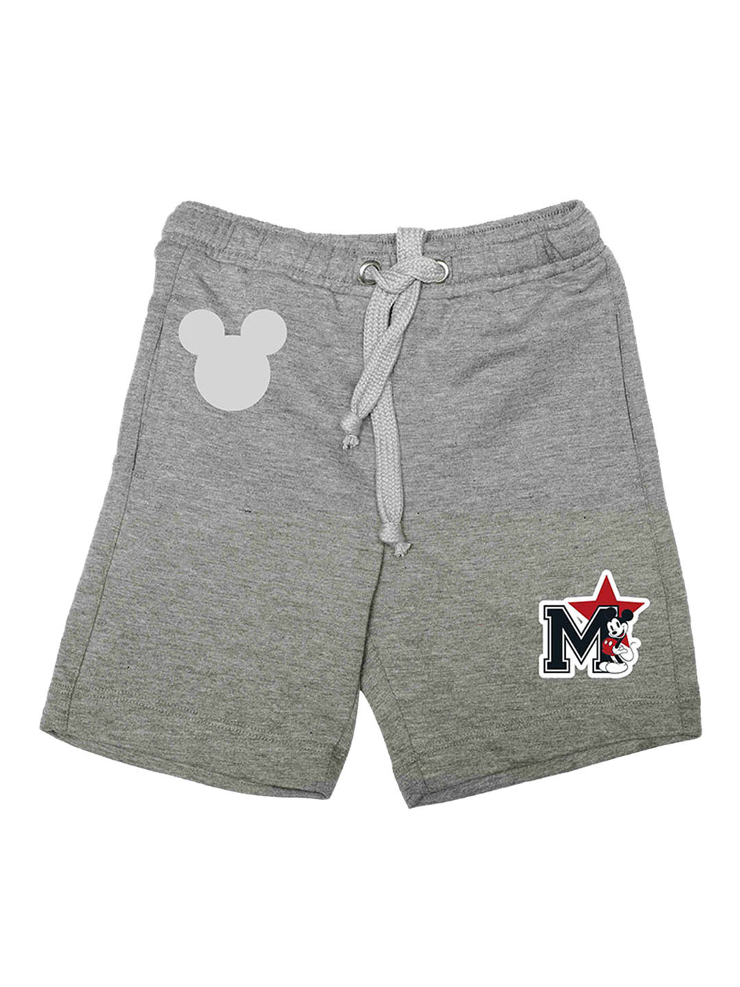 

Disney by Wear Your Mind Boys Grey Mickey Printed Shorts