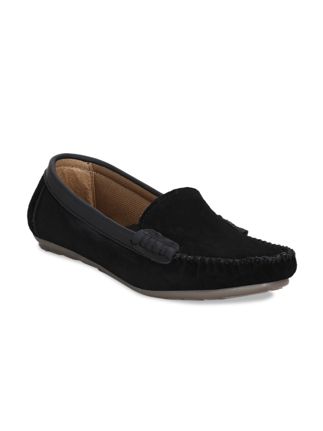 

Get Glamr Women Black Suede Loafers