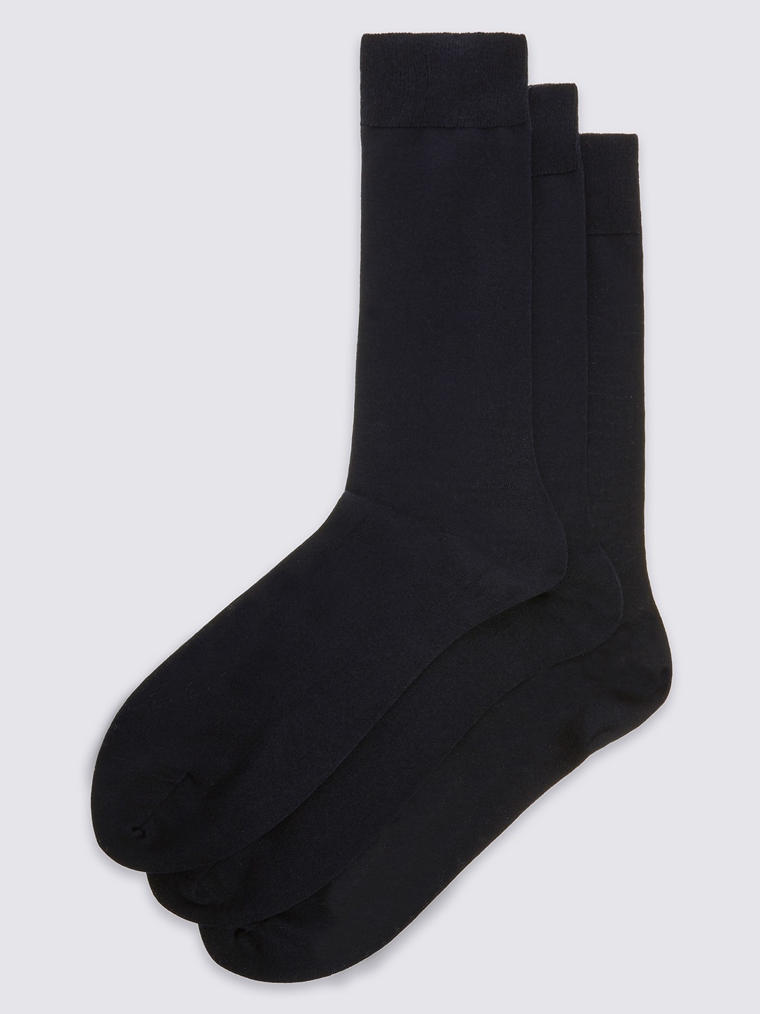 

next Men Navy Blue Solid Ankle-Length Socks