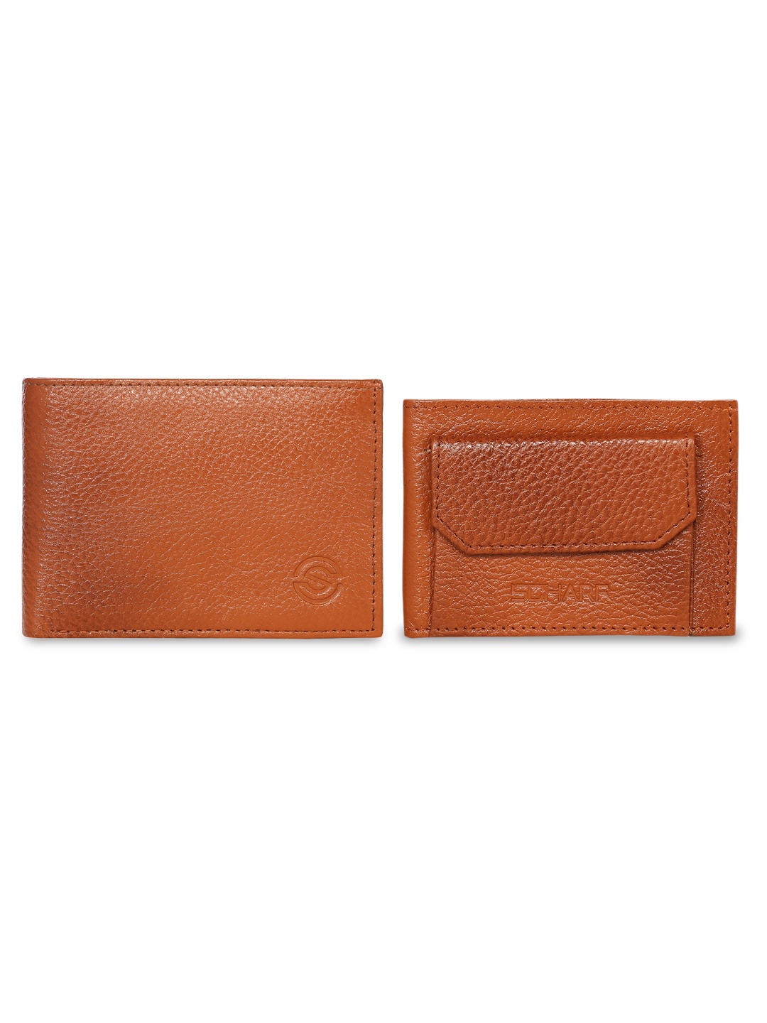 

SCHARF Men Tan Solid Two Fold Wallet