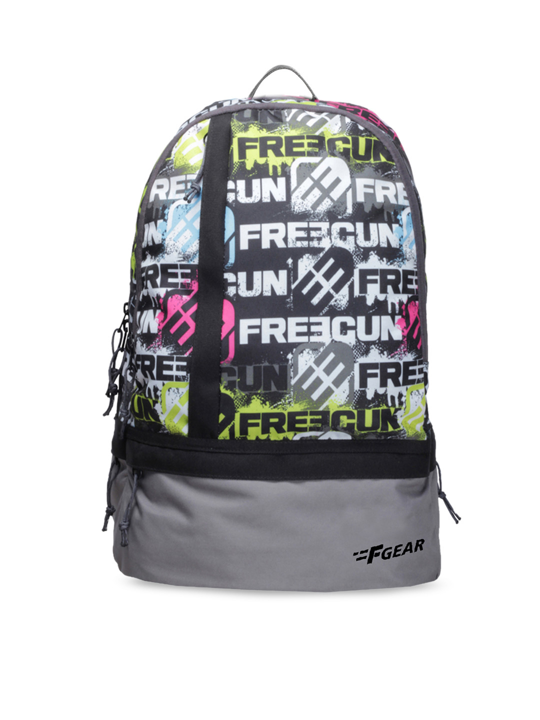 

F Gear Unisex Multicoloured Graphic Print Backpack, Multi
