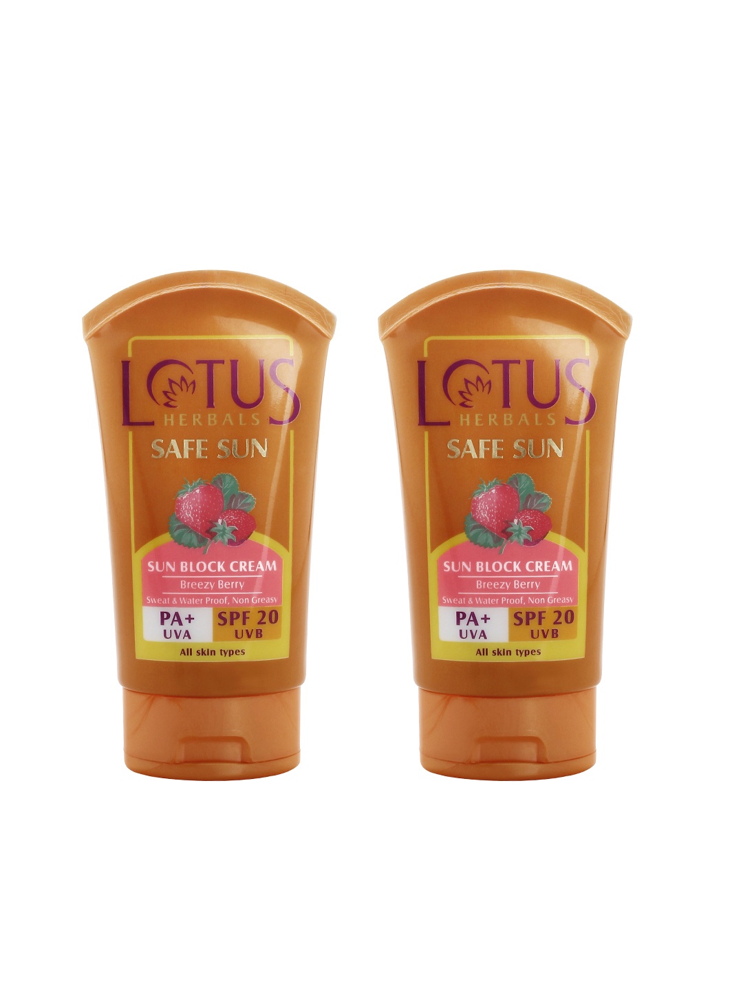 

Lotus Herbals Women Pack of 2 Safe Sun Sunscreen, Brown
