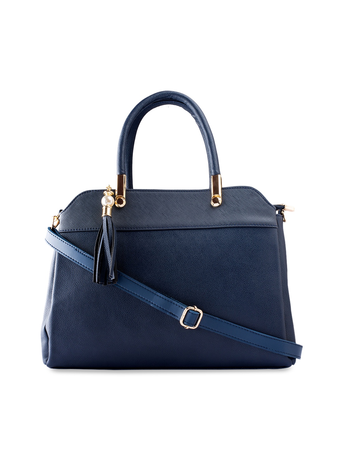 

LEGAL BRIBE Women Blue Solid Handheld Bag