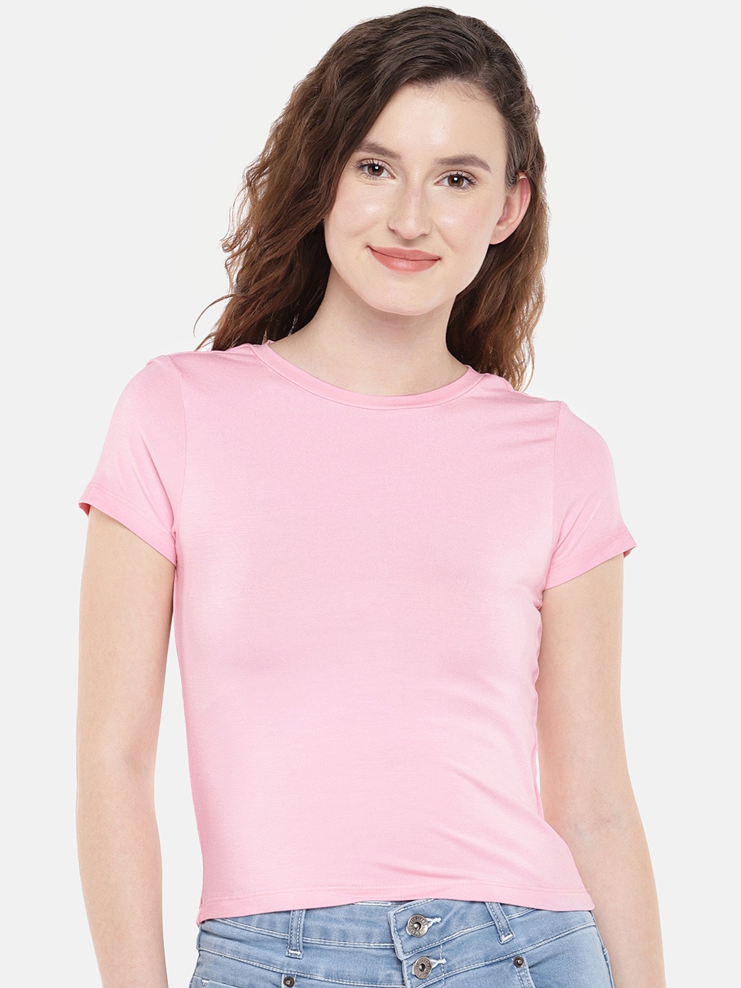 

Globus Women Pink Solid Top