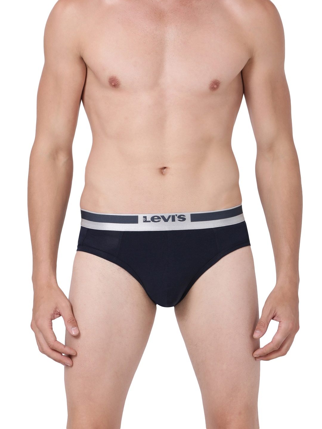

Levis Men Navy Blue Solid Brief BF-300LS-1PK-STYLE-029-147