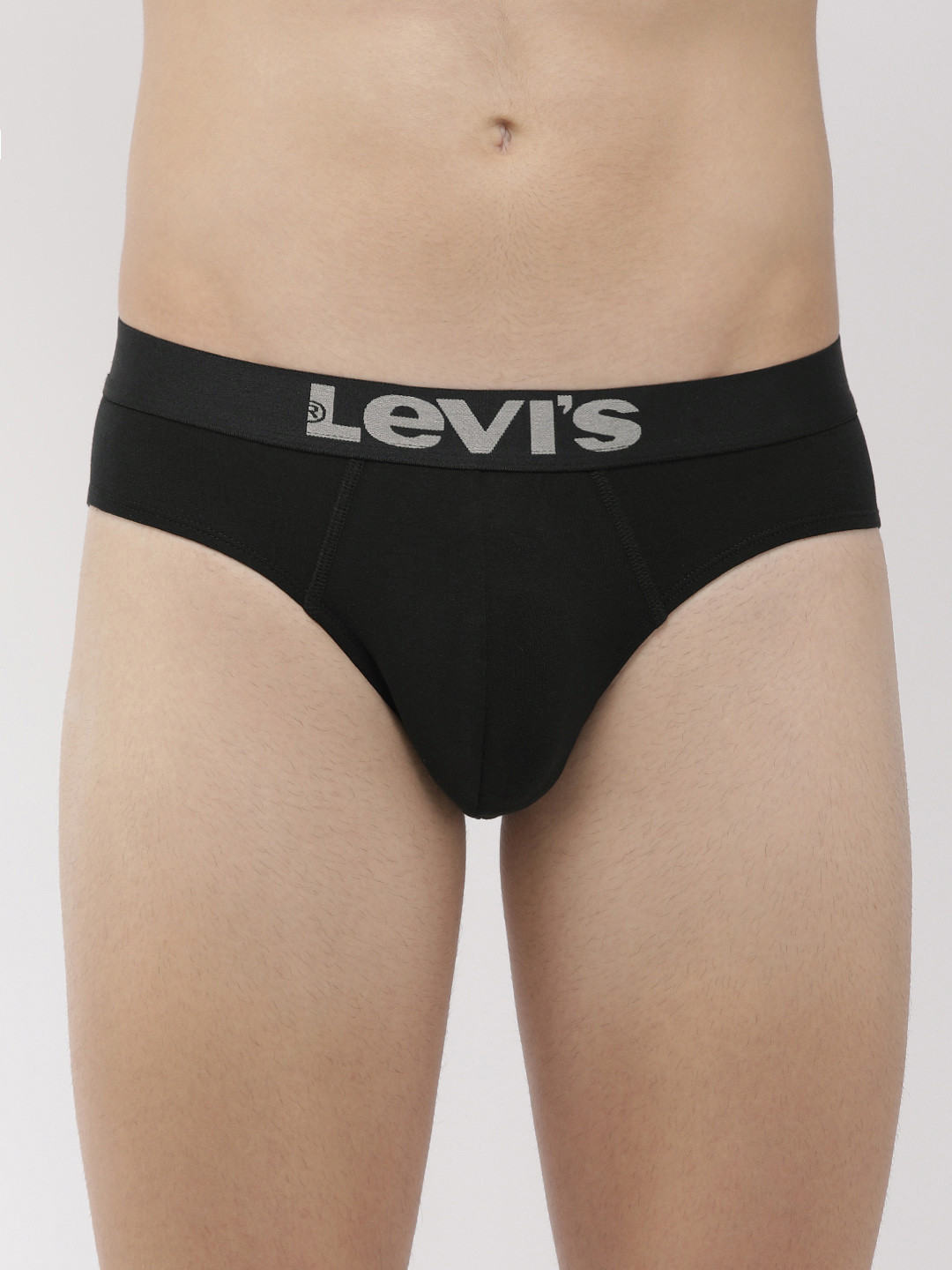

Levi's 017 Brief for Men, Tag Free Comfort & Smartskin Technology, Black