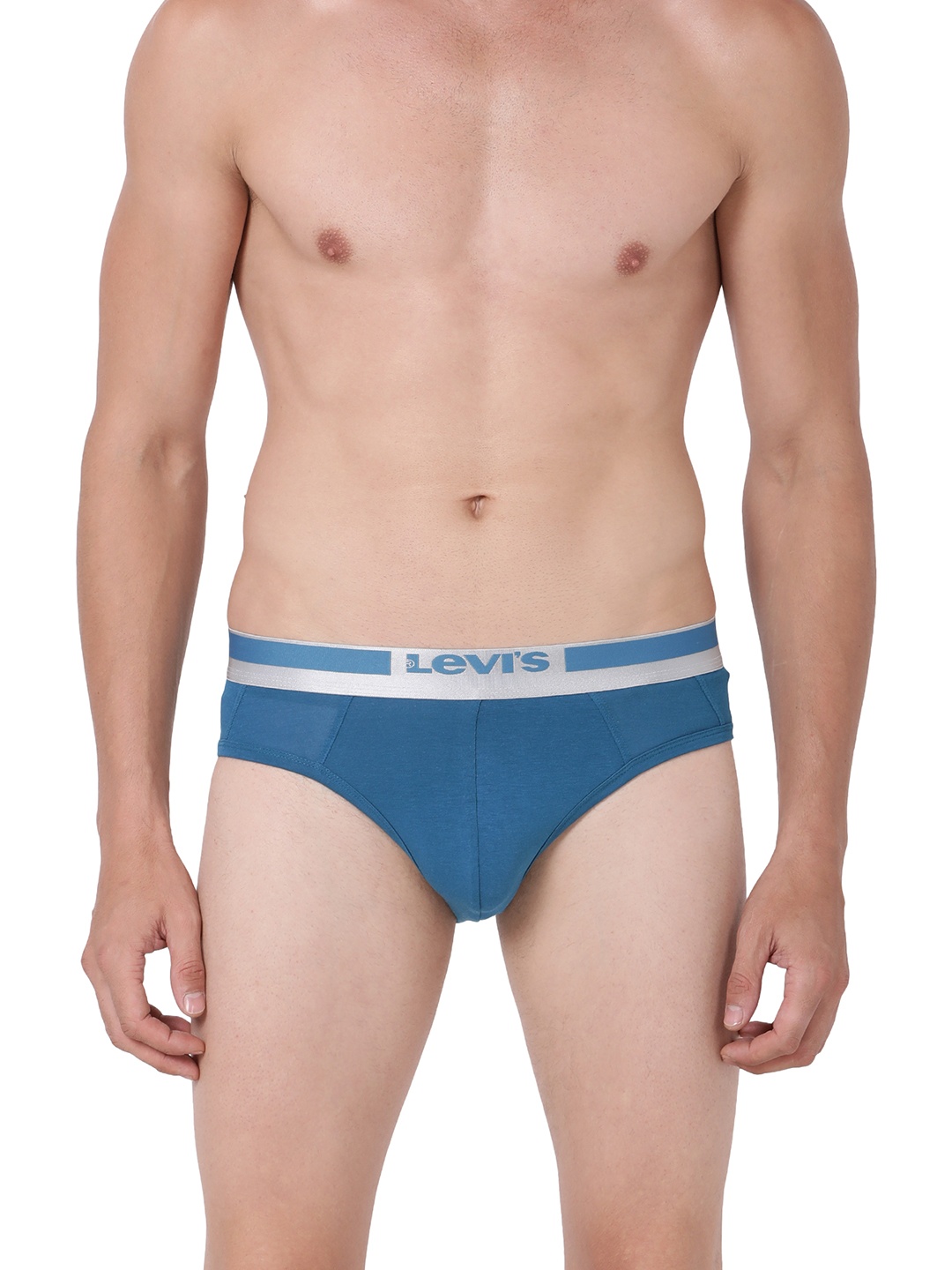 

Levis Men Blue Solid Brief BF-300LS-1PK