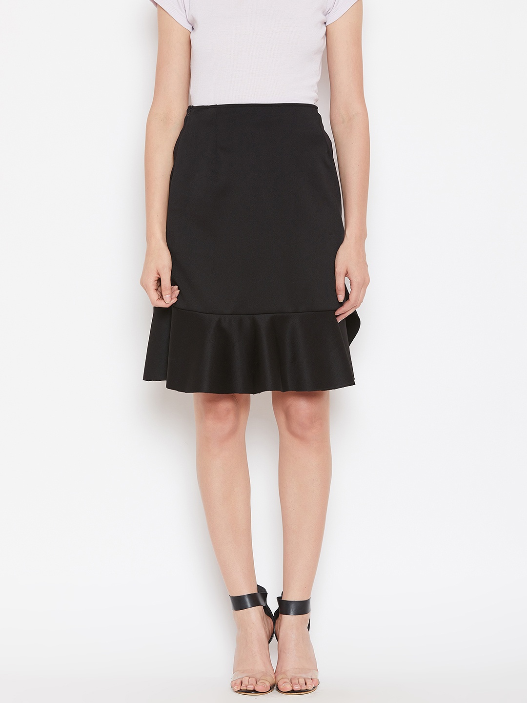 

Alsace Lorraine Paris Women Black Solid Skirt