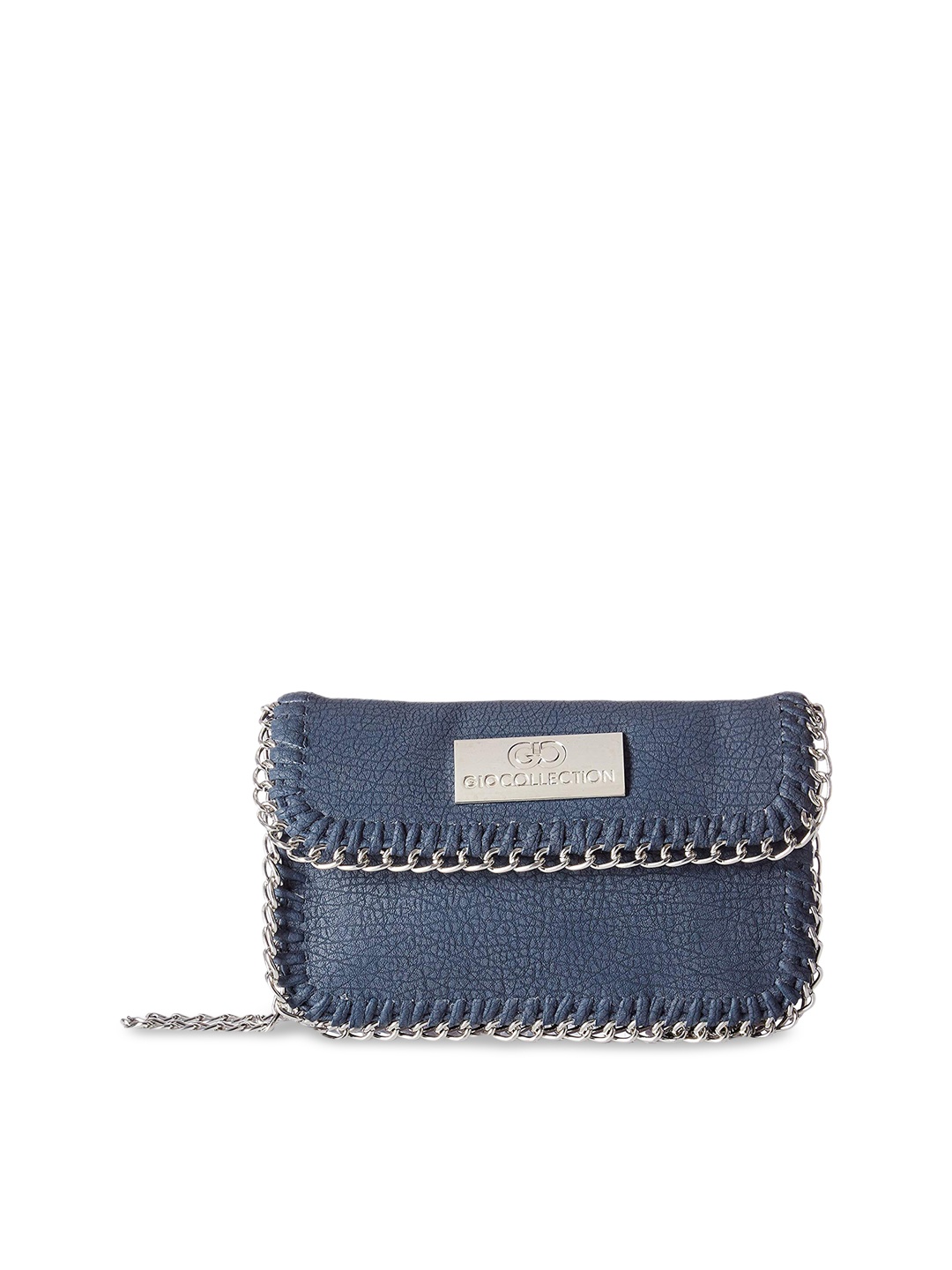 

GIO COLLECTION Blue Solid Sling Bag