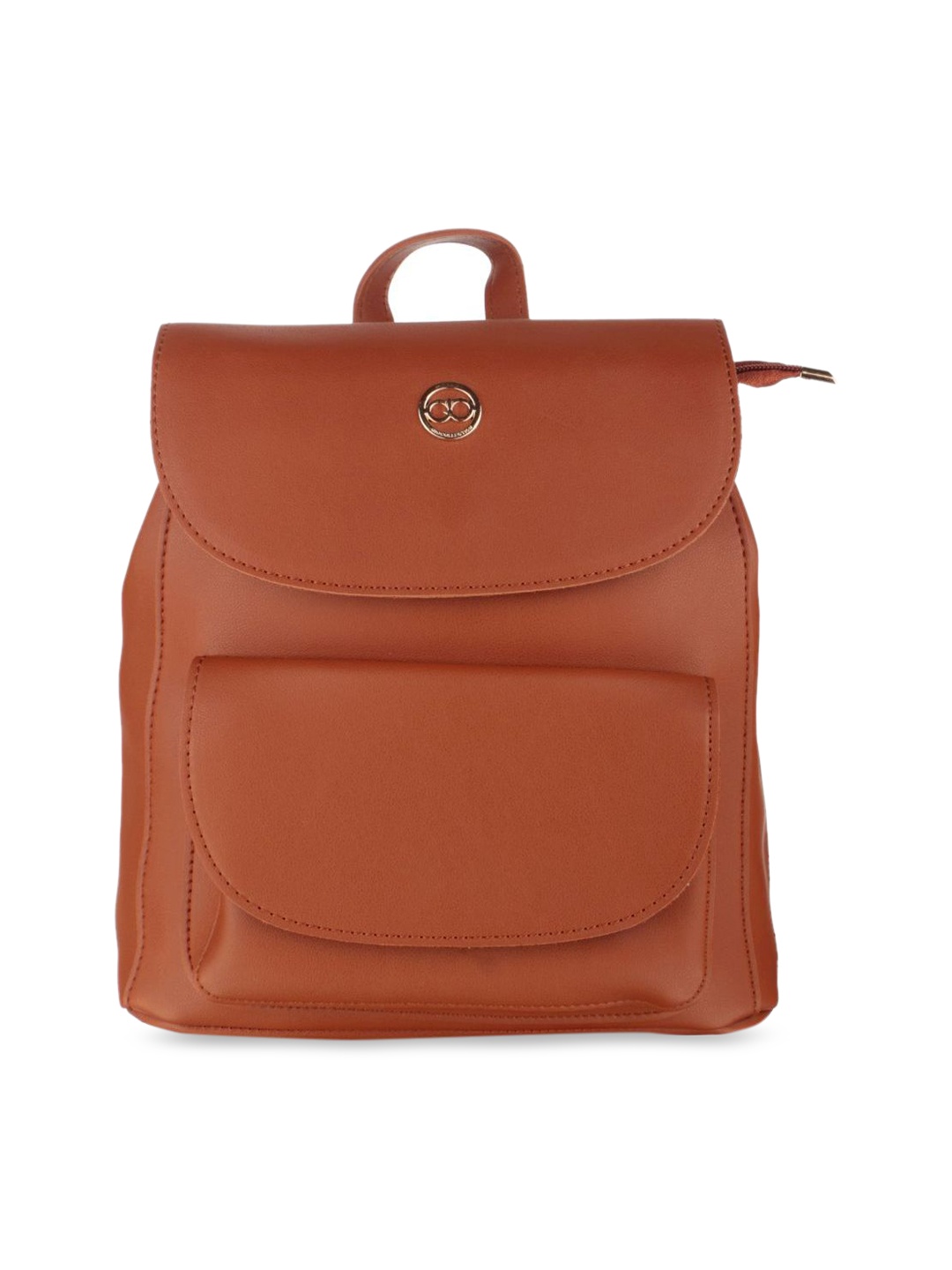

GIO COLLECTION Women Brown Solid Backpack