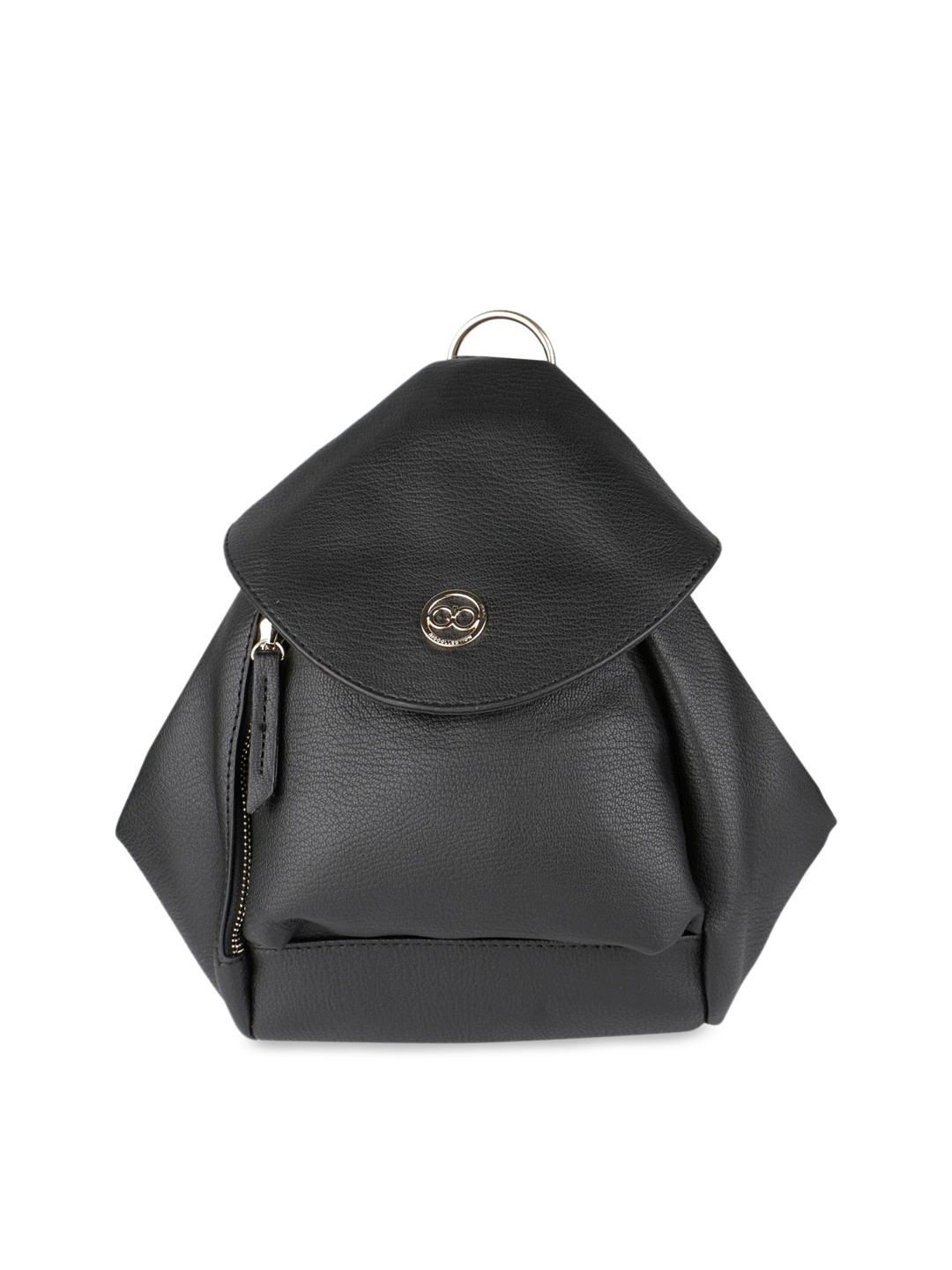 

GIO COLLECTION Black Solid Shoulder Bag