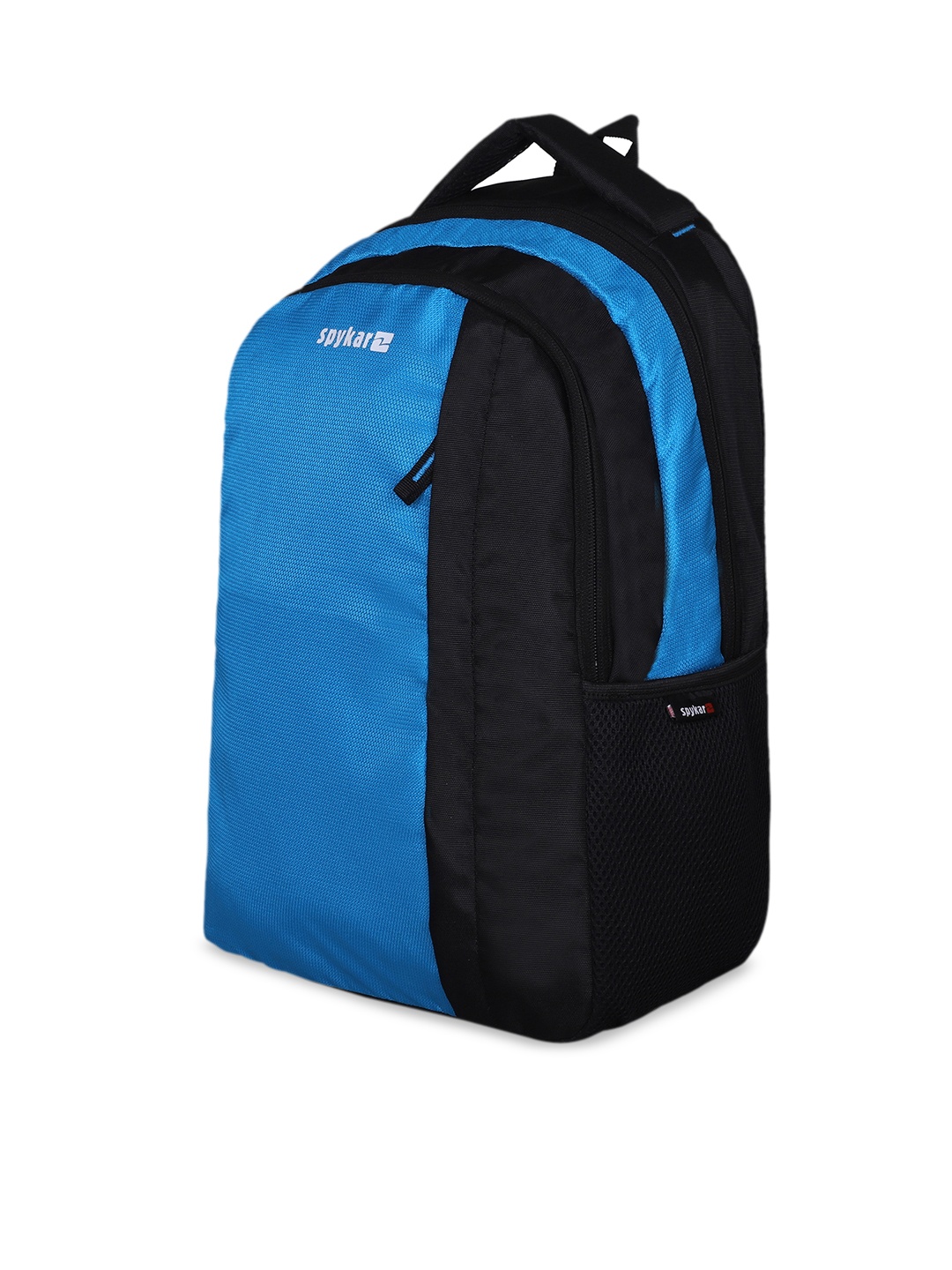 

SPYKAR Men Blue & Black Colourblocked Backpack