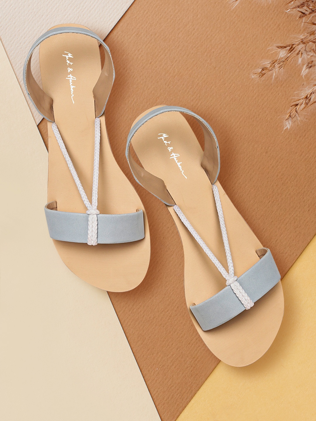 

Mast & Harbour Women Blue Solid Flats