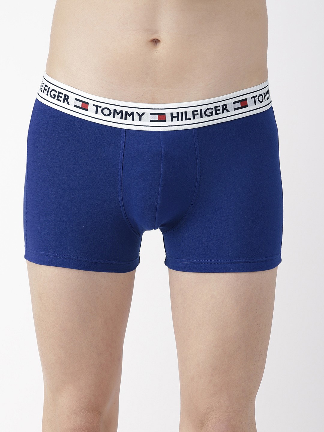 

Tommy Hilfiger Men Blue Solid Trunks P9AB4113