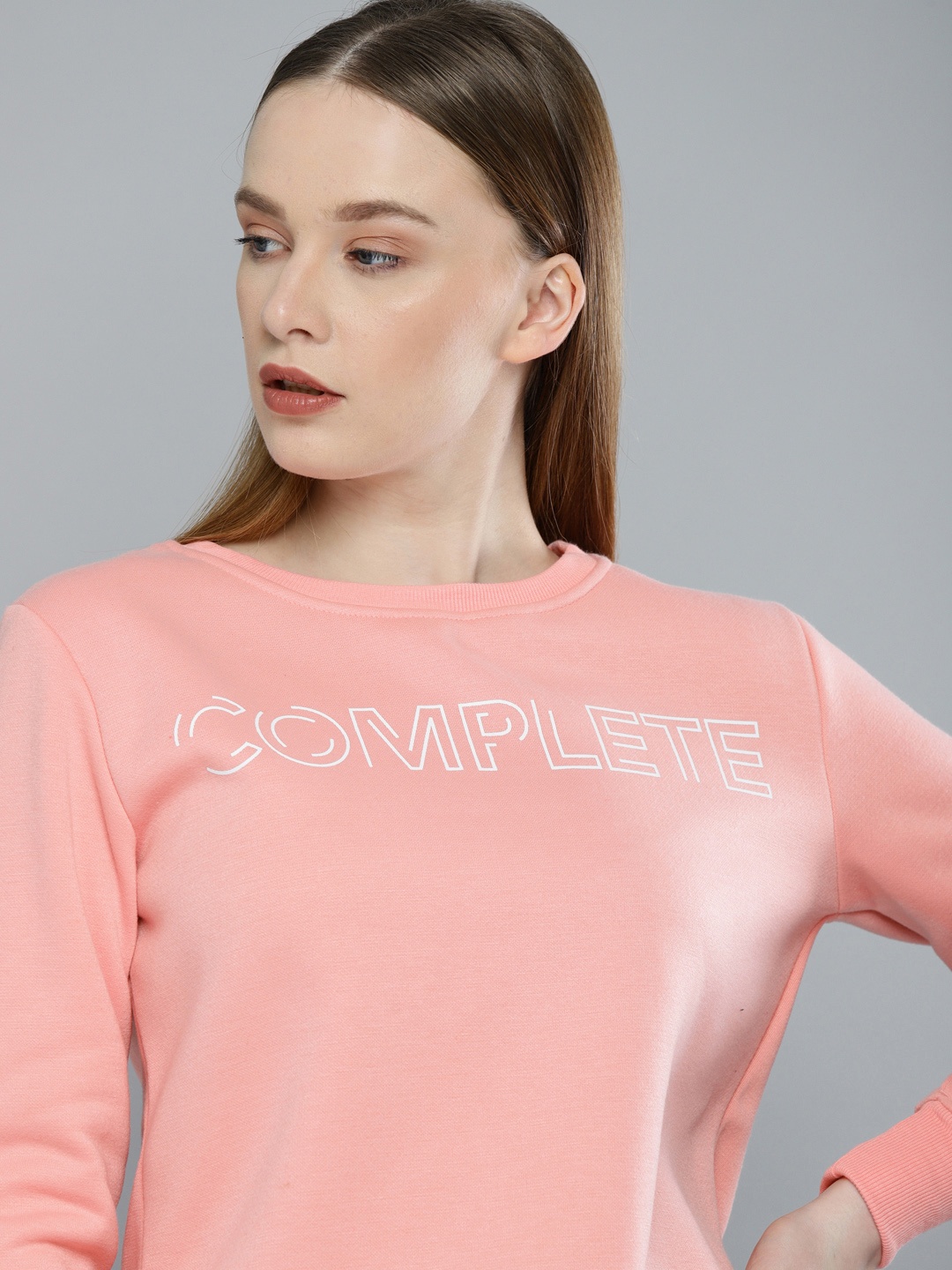 

Harvard Women Pink Printed Sweatshirt