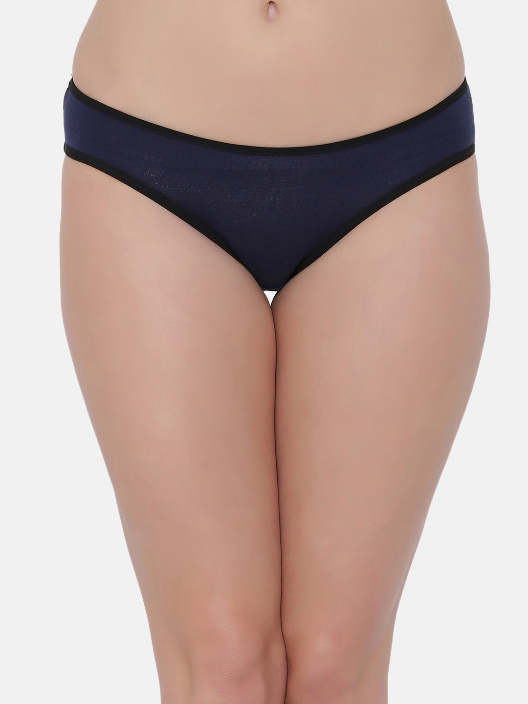 

Clovia Women Blue Solid Low Waist Bikini Briefs PN2557P08