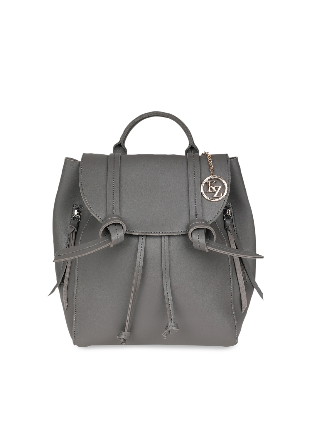 

Kazo Women Grey Solid Backpack