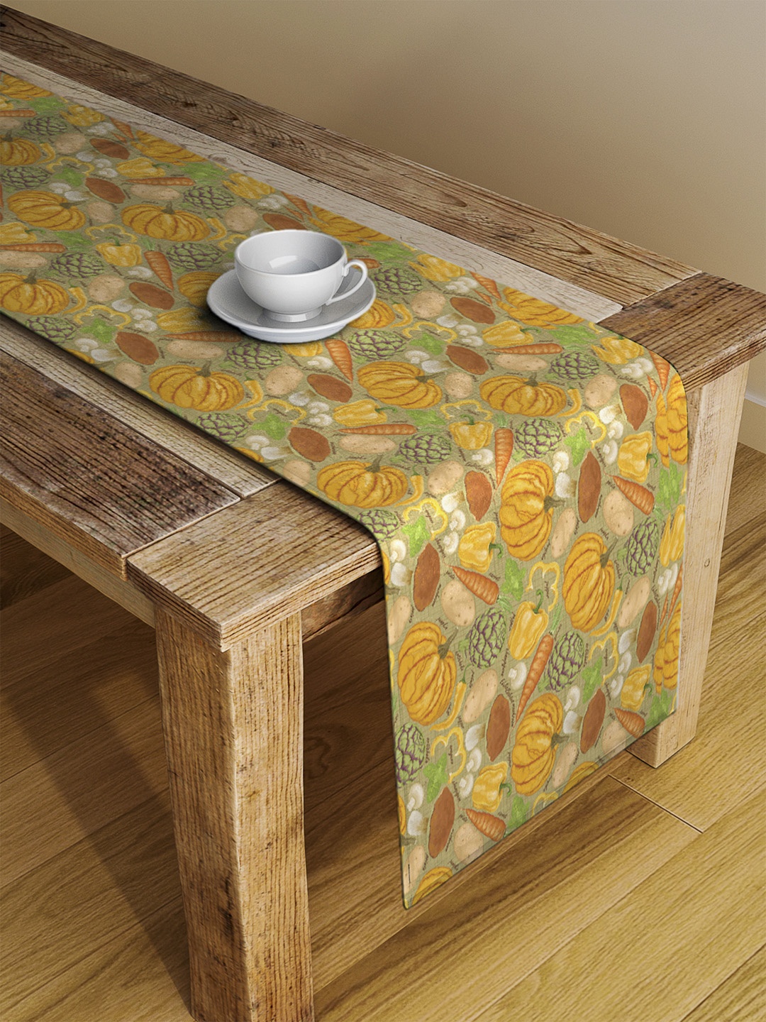 Alina decor Multicoloured Digitally Printed Table Runner, Multi