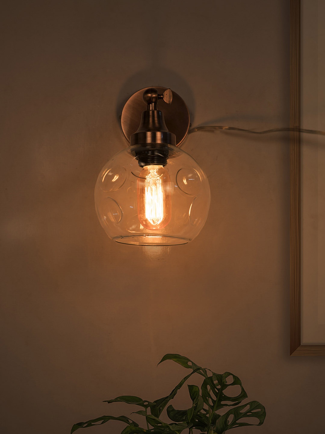 Fos Lighting Contemporary Copper Boro Spot Wall Armed Sconce