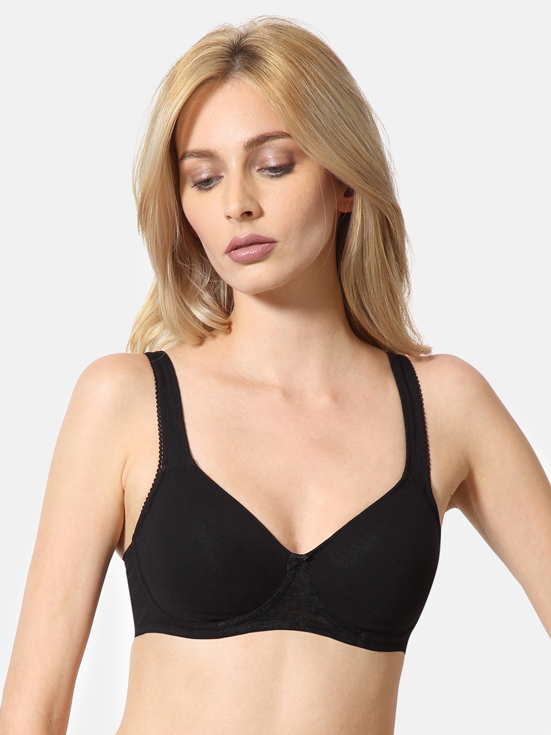 

Van Heusen Women Cotton Antibacterial Wireless Shaper Bra, Black