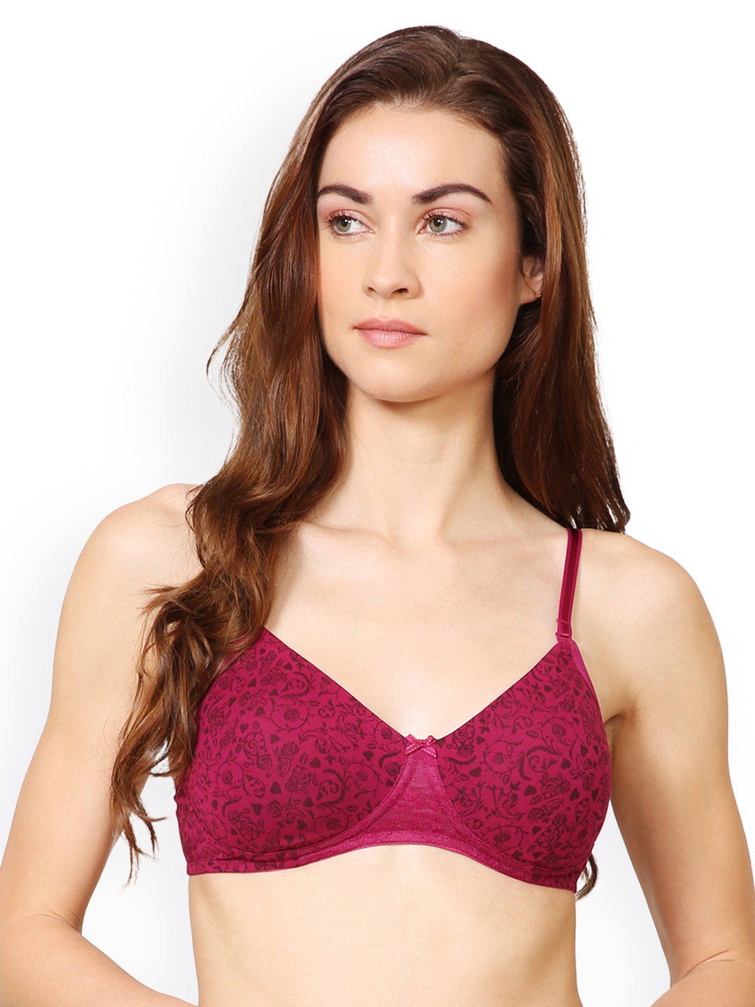 

Van Heusen Women Anti Bacterial Non Padded Shaper Bra, Maroon