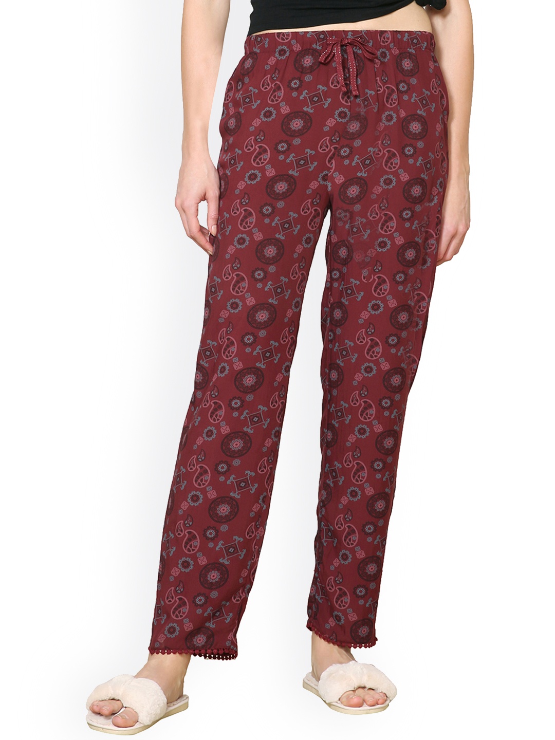 

Van Heusen Women Printed Ultra Soft Lounge Pants, Brown