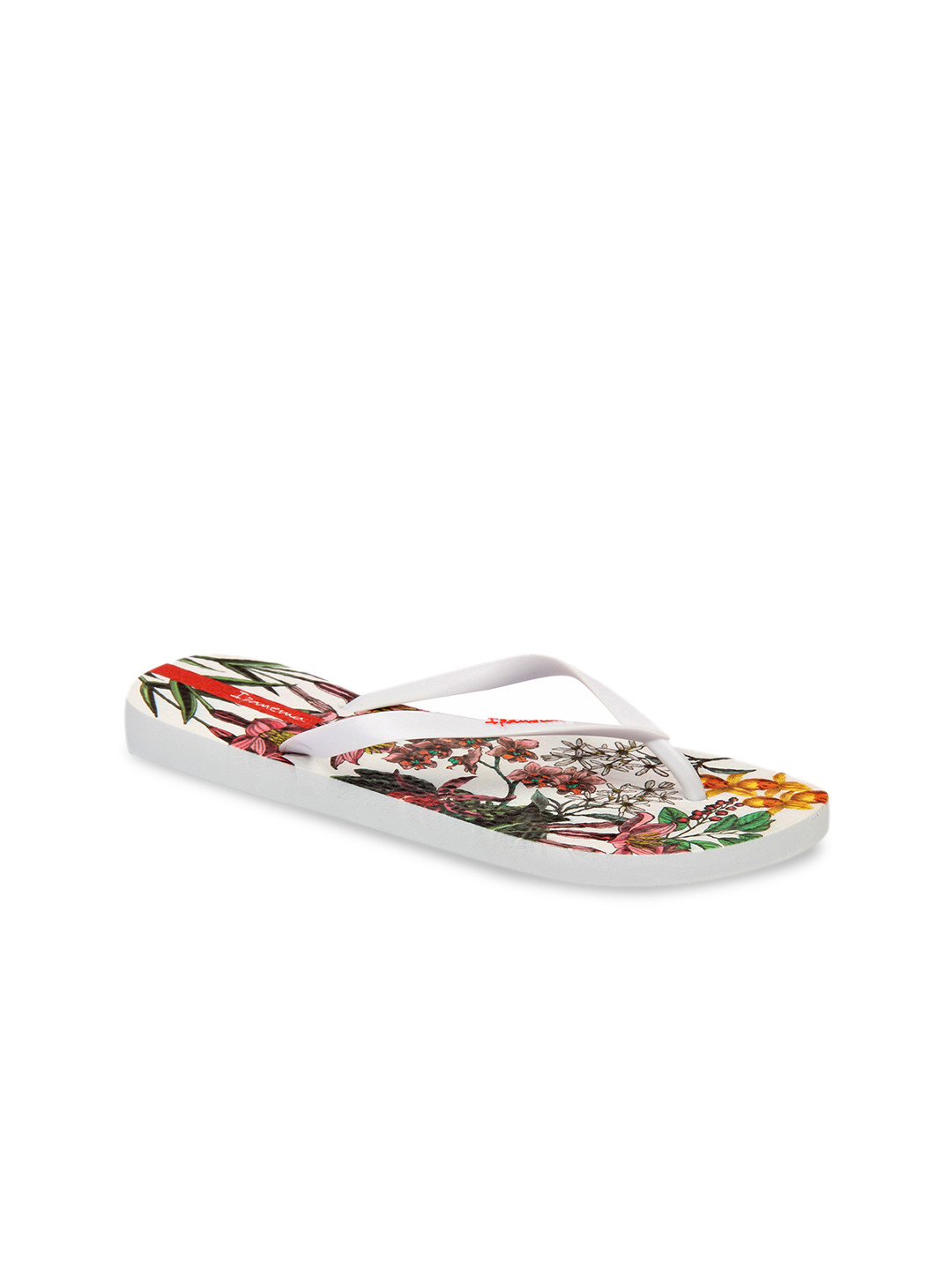 

iPanema Women White Printed Thong Flip-Flops