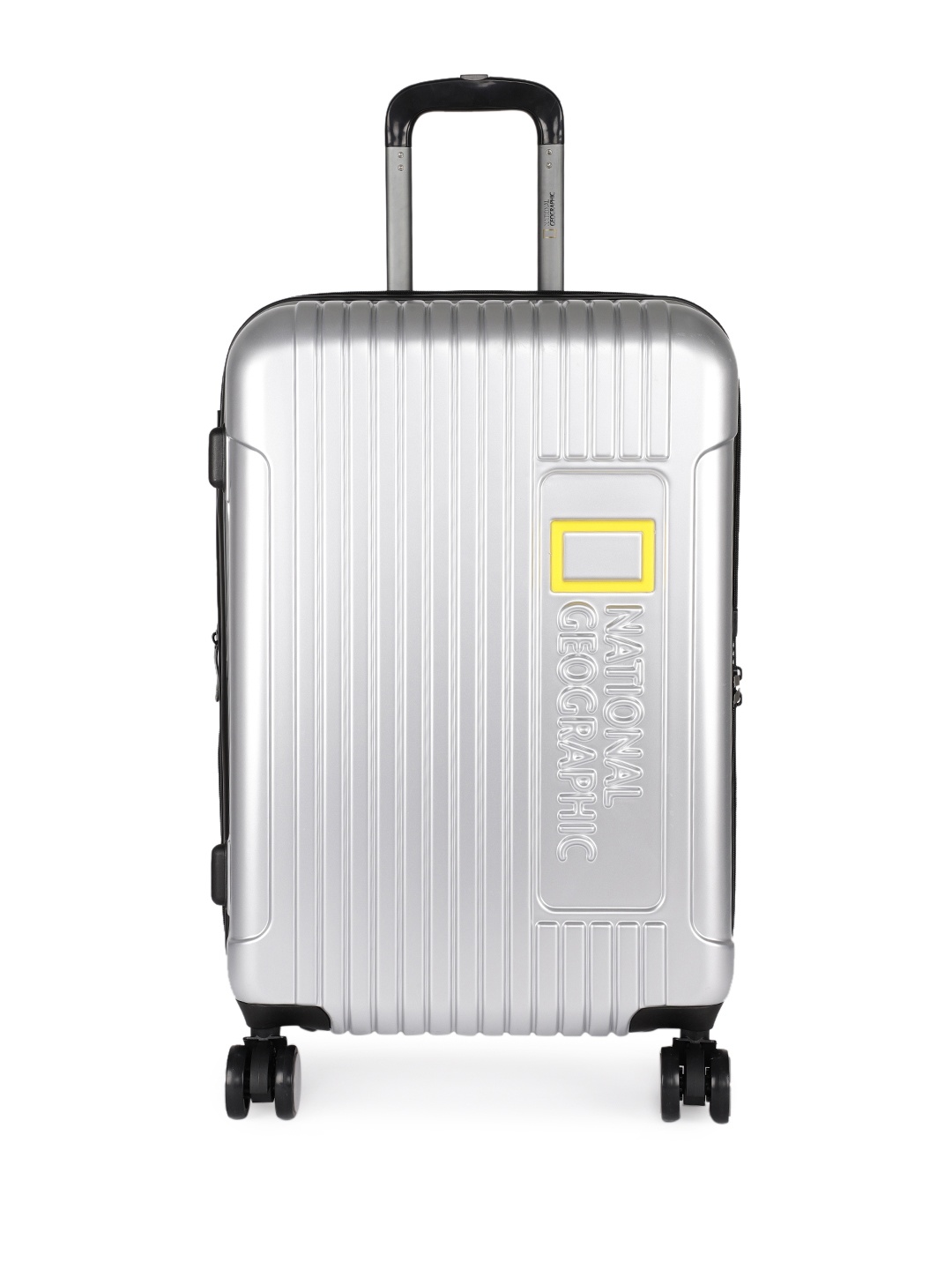 

National Geographic Canyon Lightweight Medium Trolley Bag- 60 cm, Silver