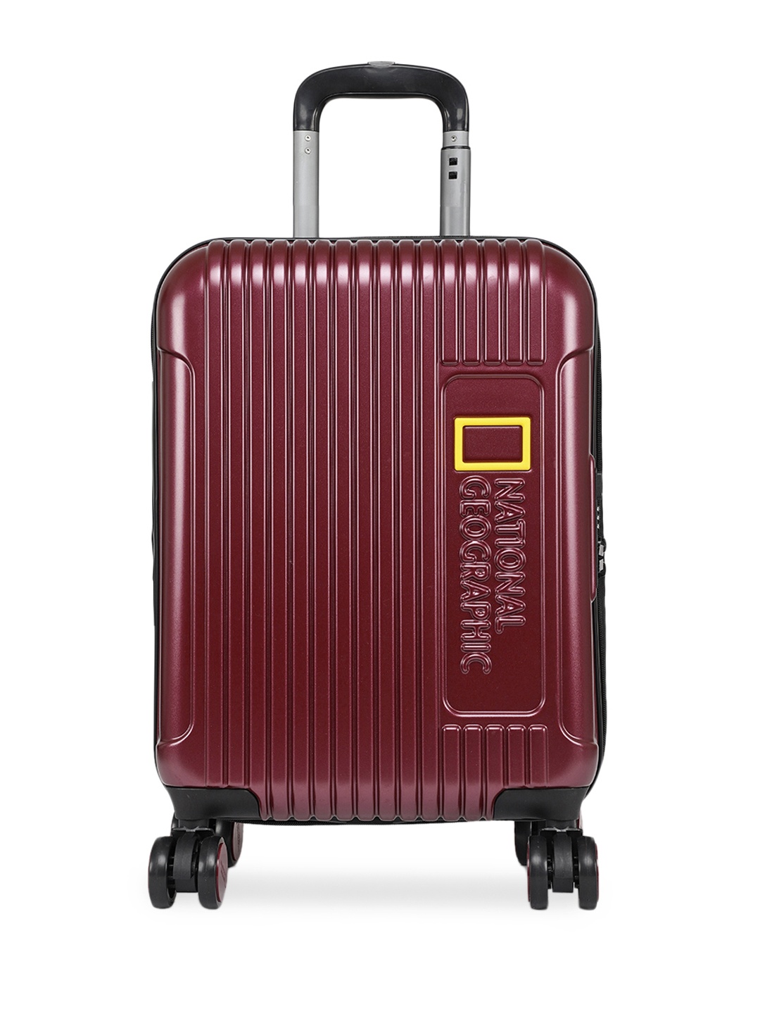 

National Geographic Canyon 49cm Textured Cabin Trolley, Red