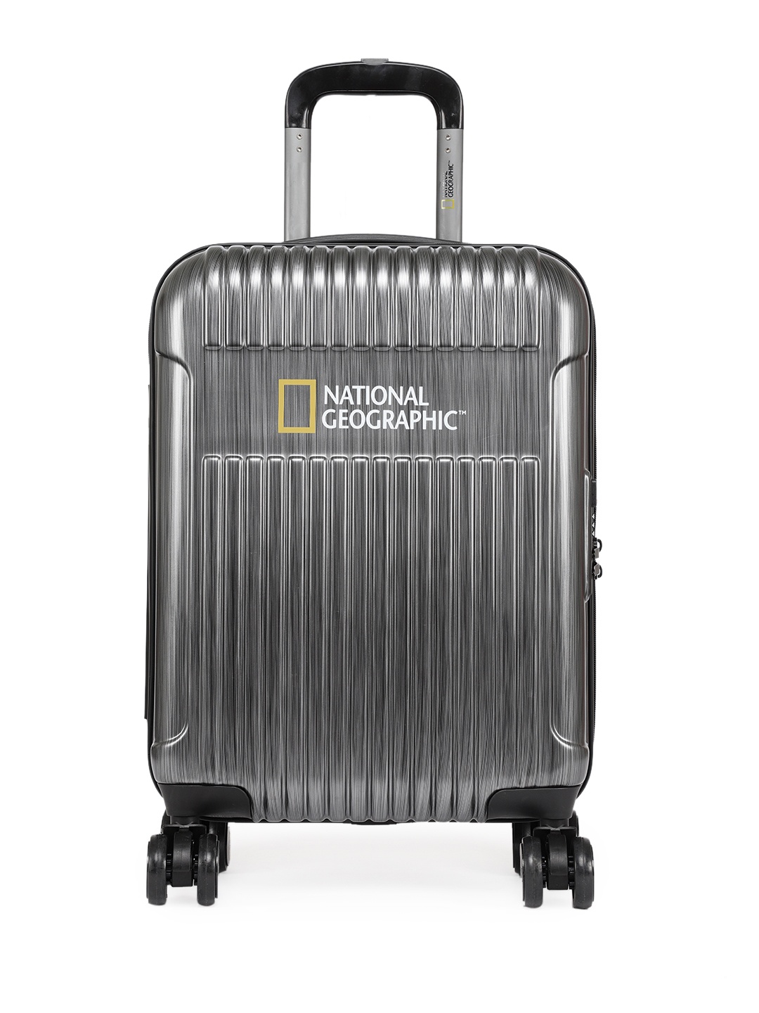 

National Geographic Metallic Patterned Transit Cabin Trolley Suitcase