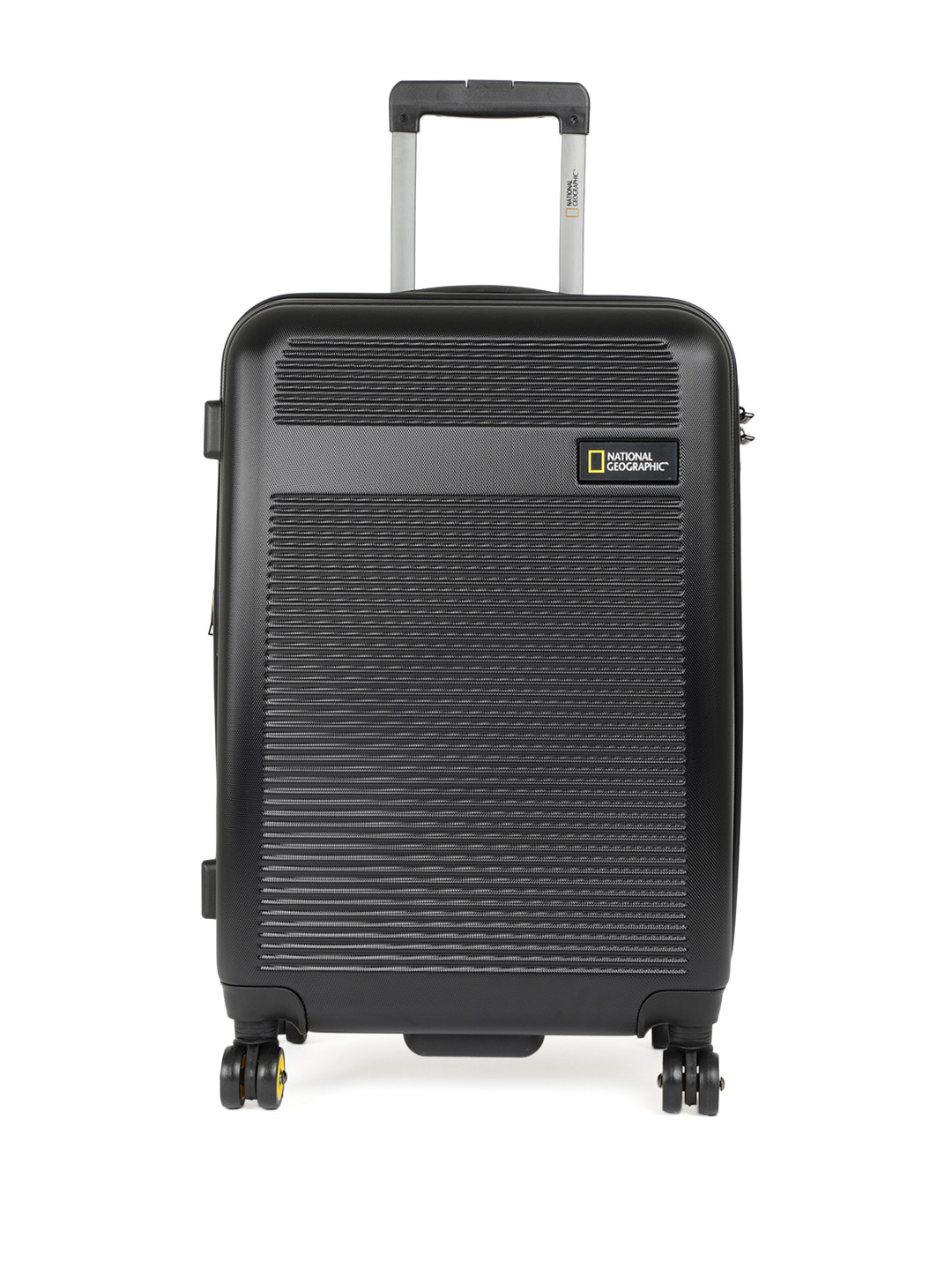 

National Geographic Aerodrome Patterned Medium Trolley Bag- 60 cm, Black