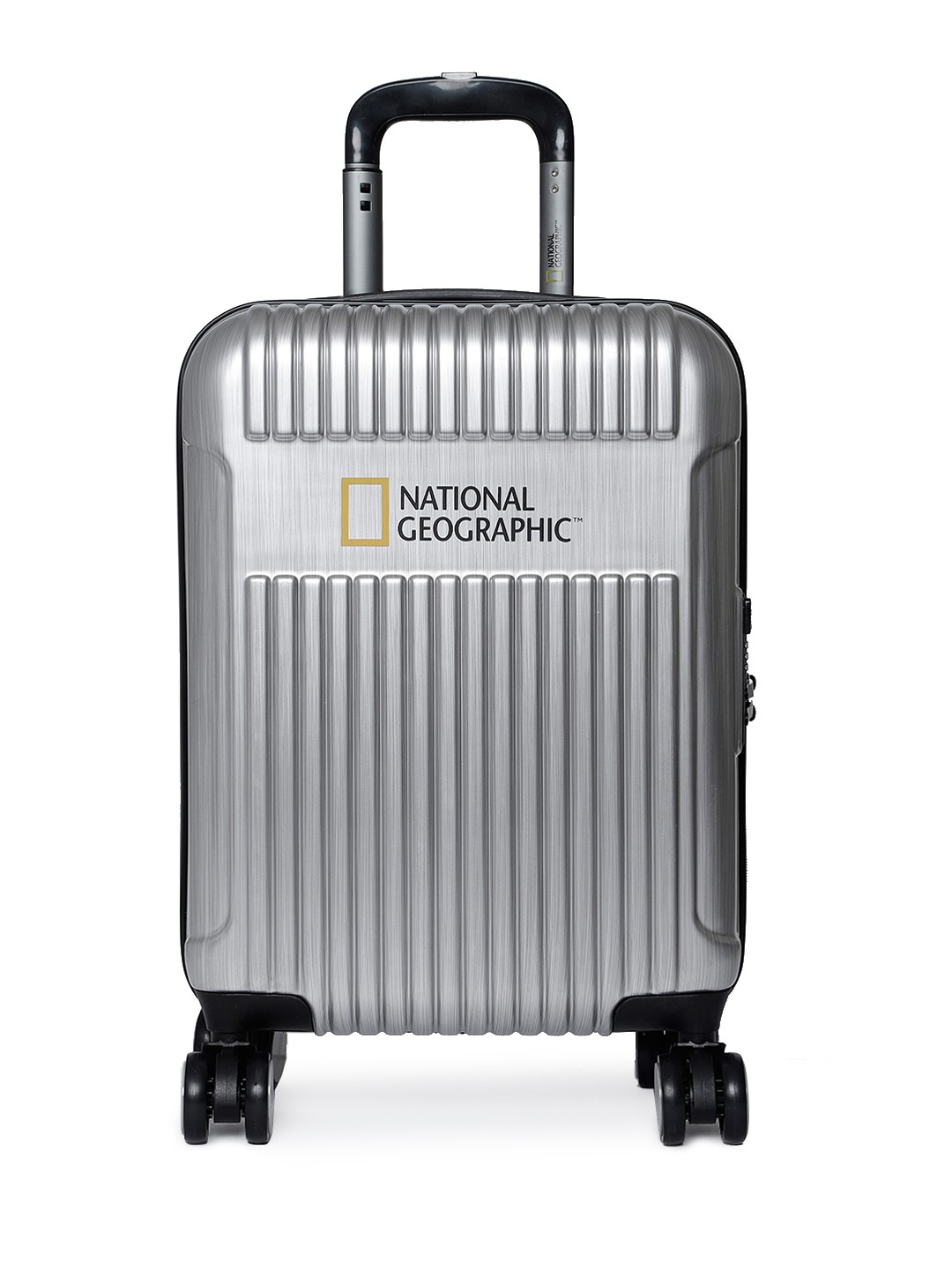 

National Geographic Patterned Transit Cabin Trolley, Silver