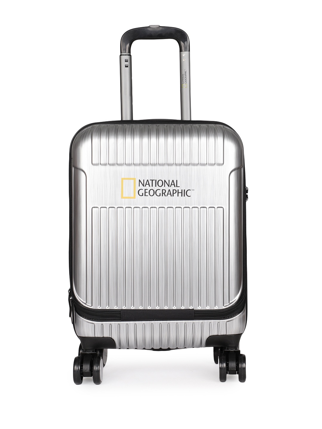 

National Geographic Silver-Toned Transit Cabin Trolley Suitcase 55cm