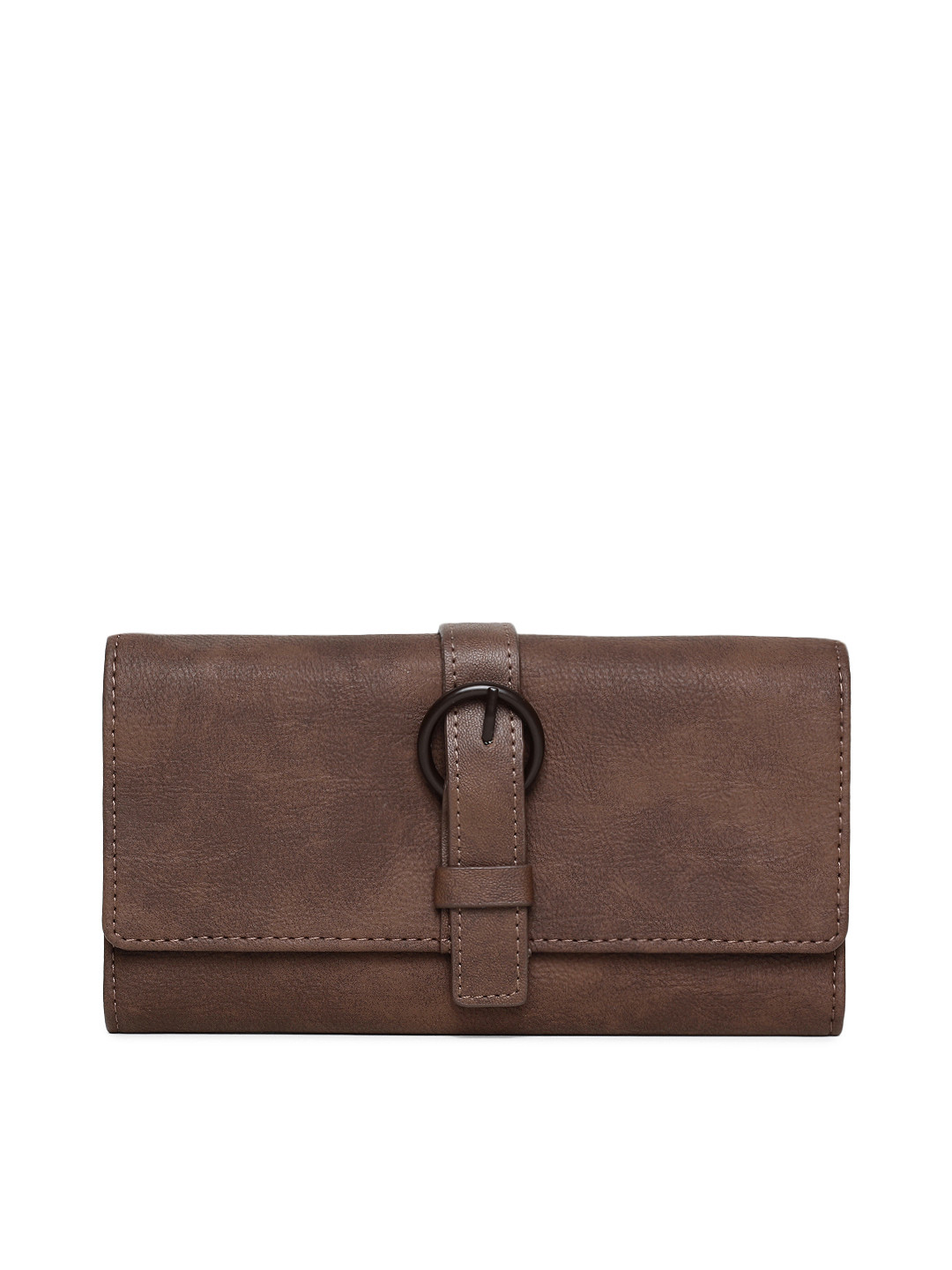 

Baggit Women Brown Solid Three Fold Wallet