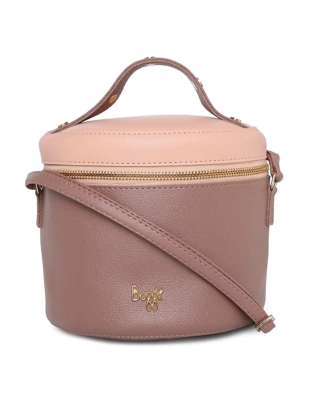 

Baggit Mauve & Pink Colourblocked Sling Bag