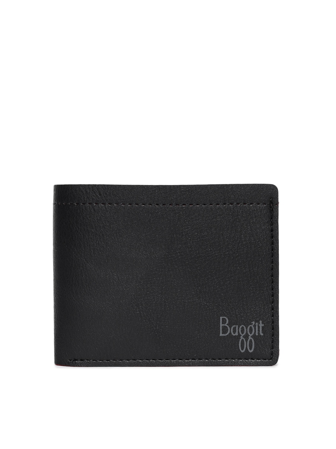 

Baggit Men Black Solid Two Fold Wallet