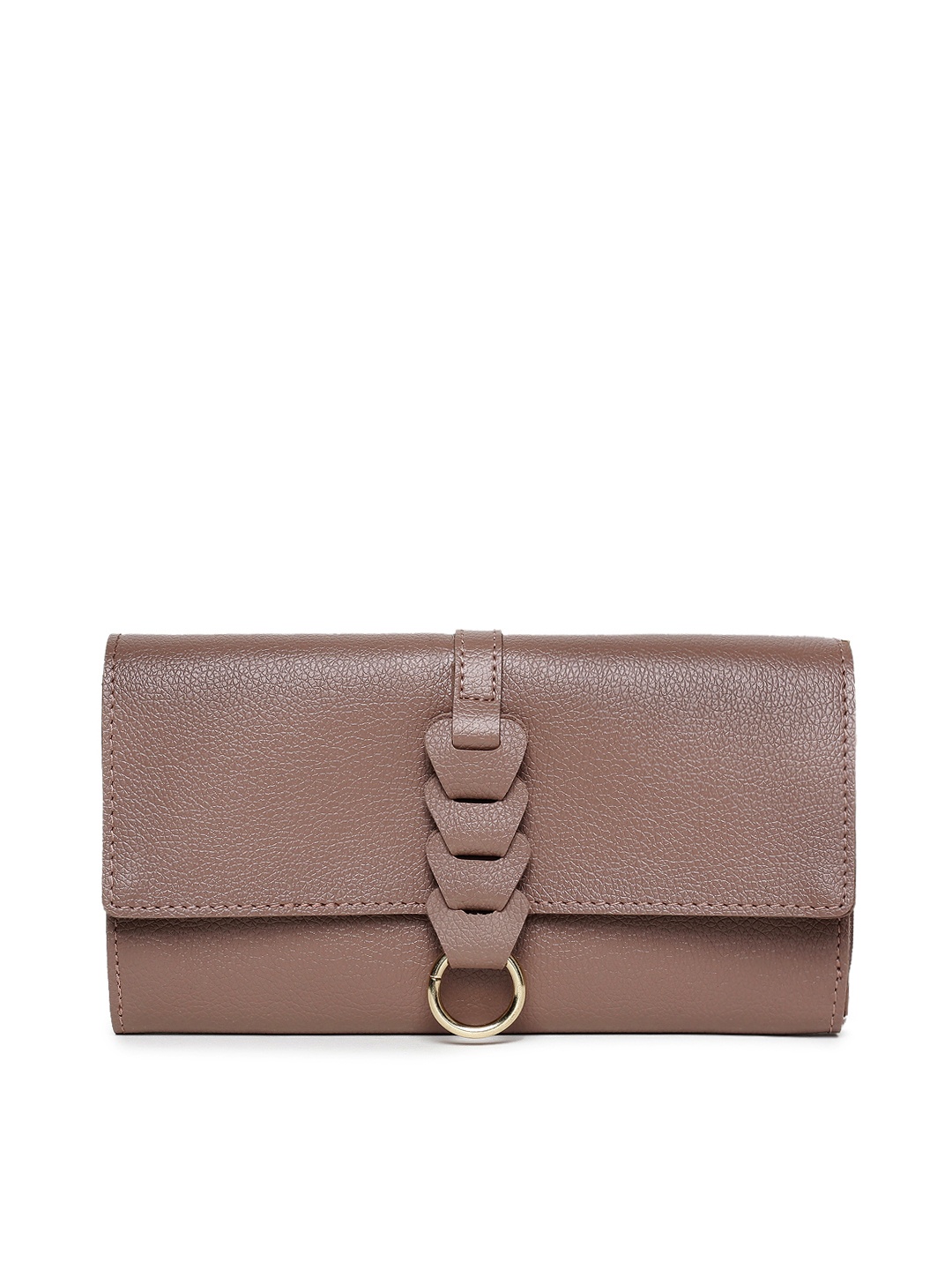 

Baggit Women Taupe Solid Two Fold Wallet