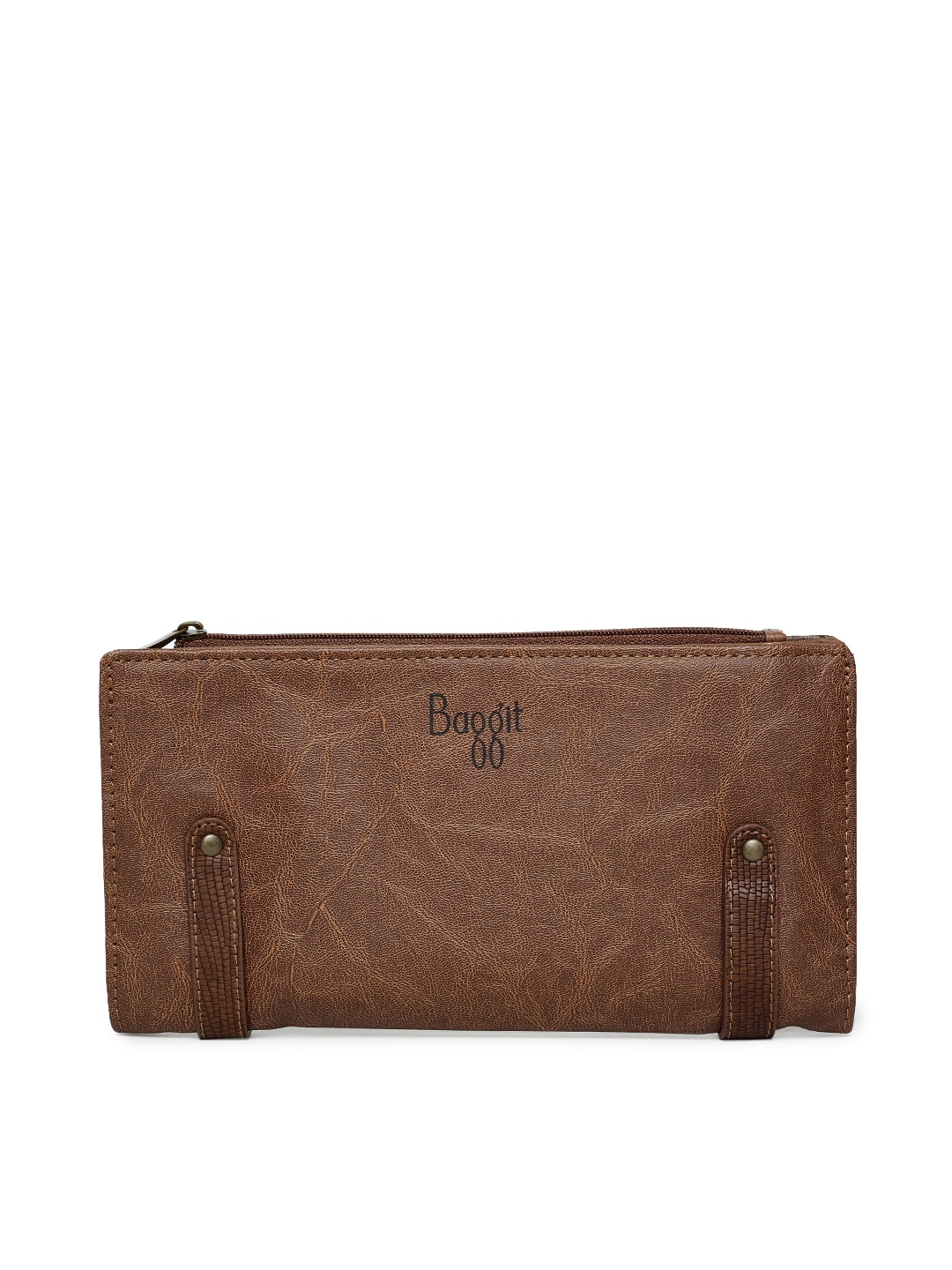 

Baggit Women Brown Solid Two Fold Wallet