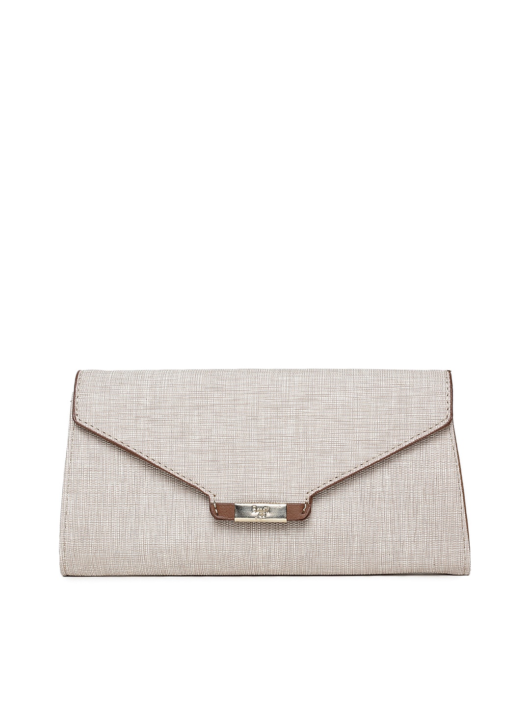 

Baggit Off-White Printed Clutch